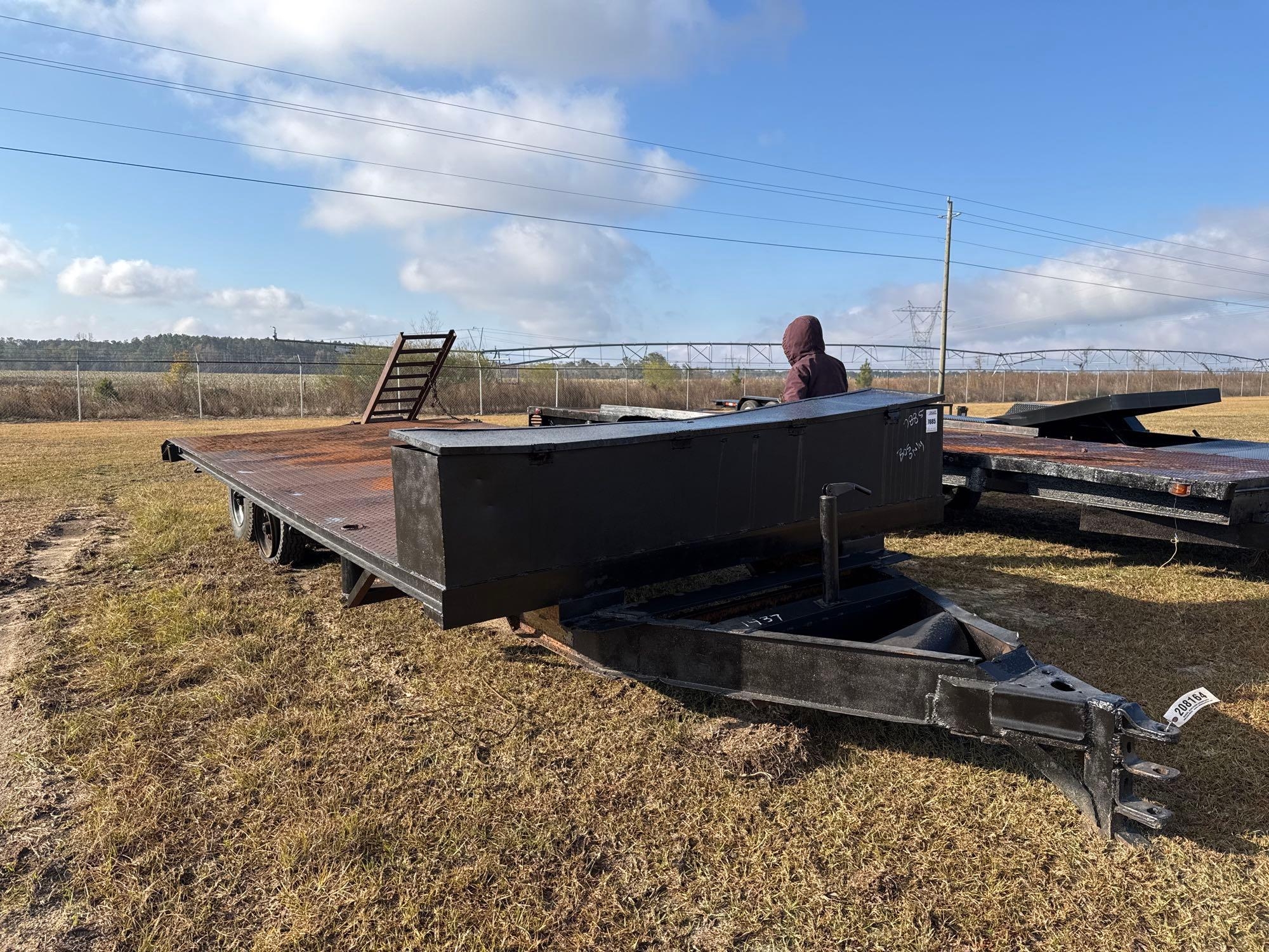 HOMEADE 8' X 20' DOUBLE AXLE TRAILER (A58375)