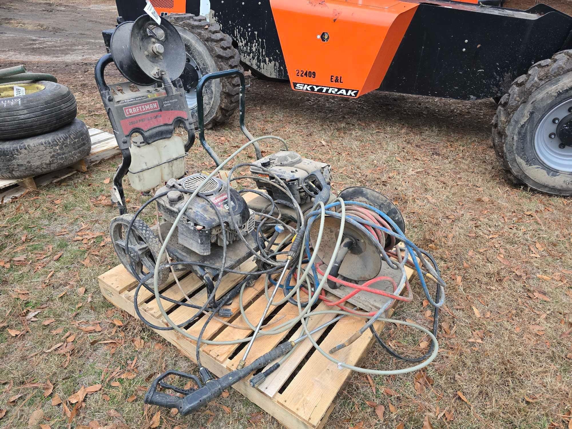 PALLET OF POWER WASHERS & WASHER PARTS (A52708)