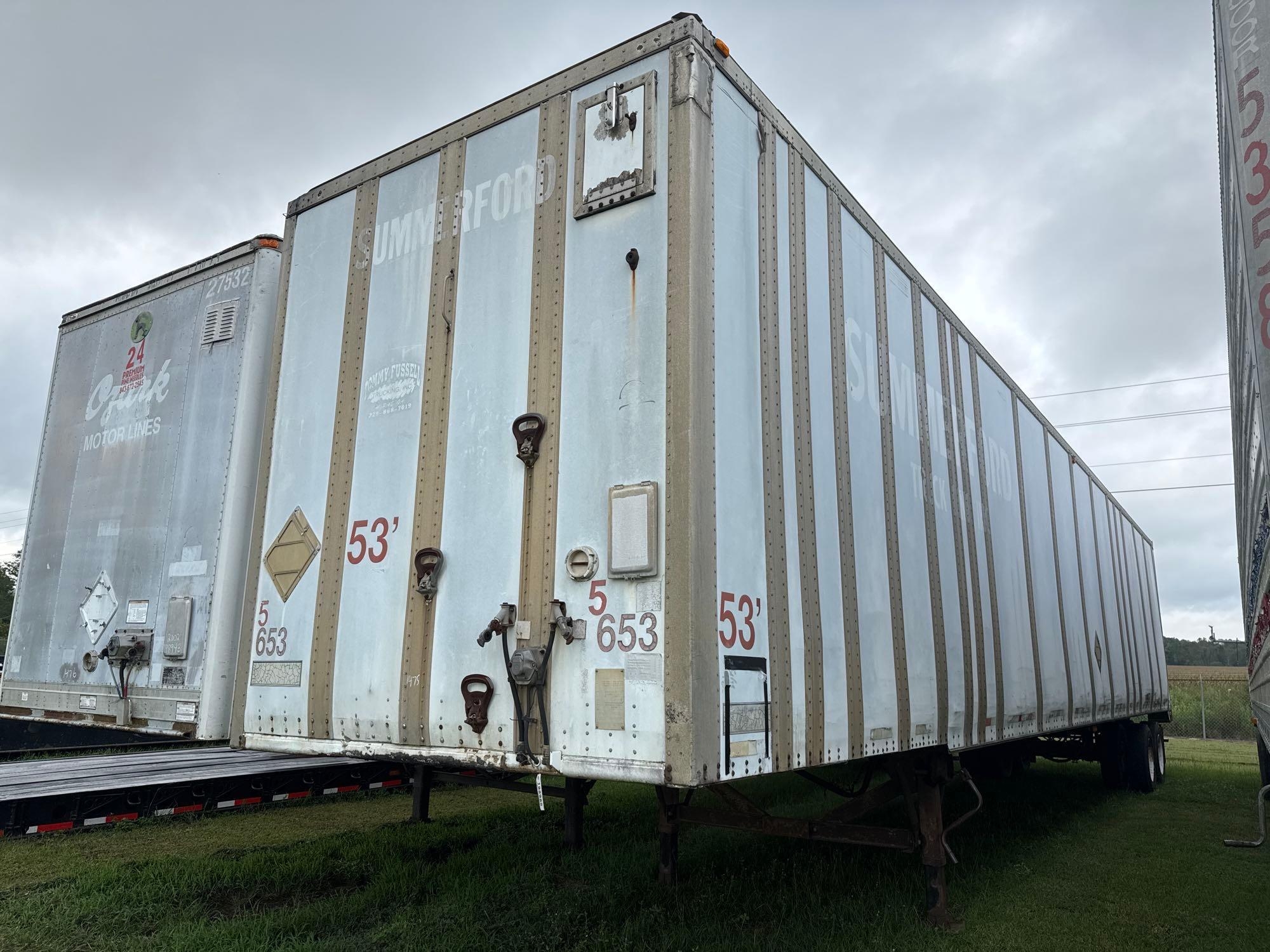 1997 MONON 102" X 53' T/A VAN TRAILER (A51247)