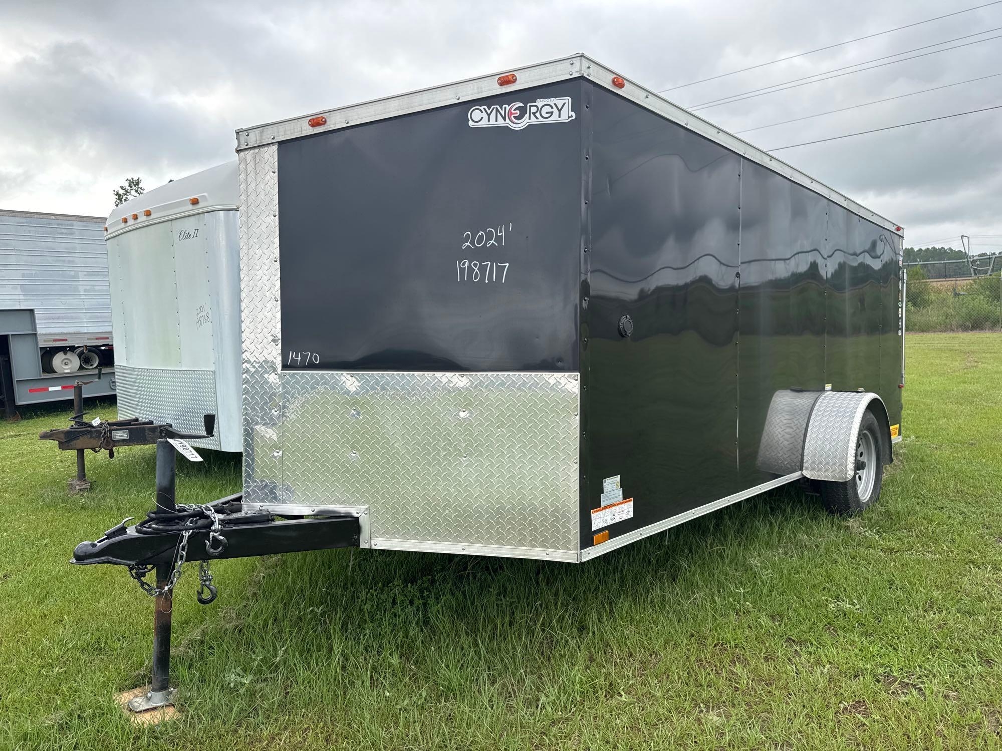 2024 CYNERGY CARGO LLC 7' X 14' CARGO TRAILER (A51243)