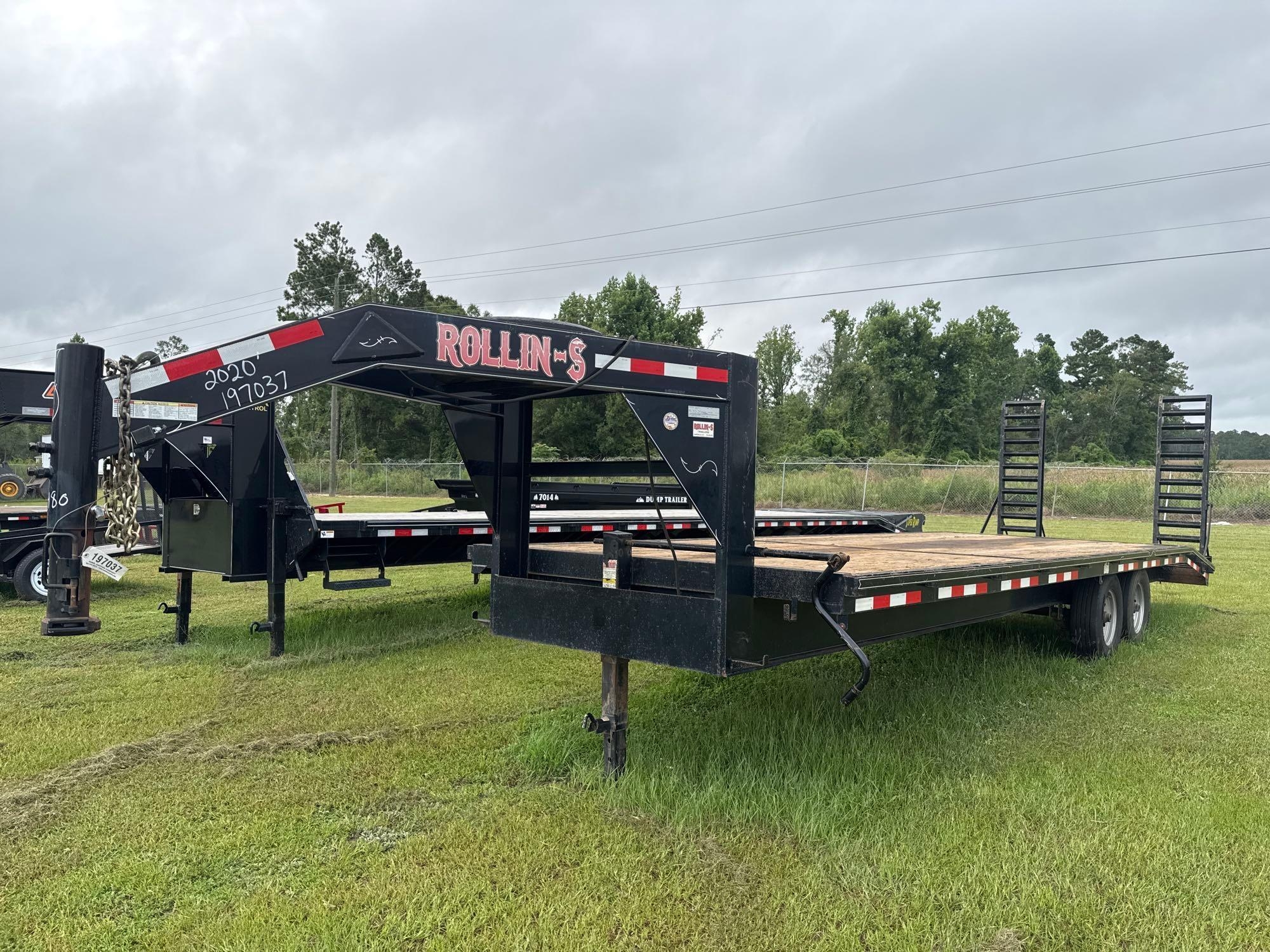 2020 ROLLINS 26' FG GOOSENECK TRAILER (A51243)