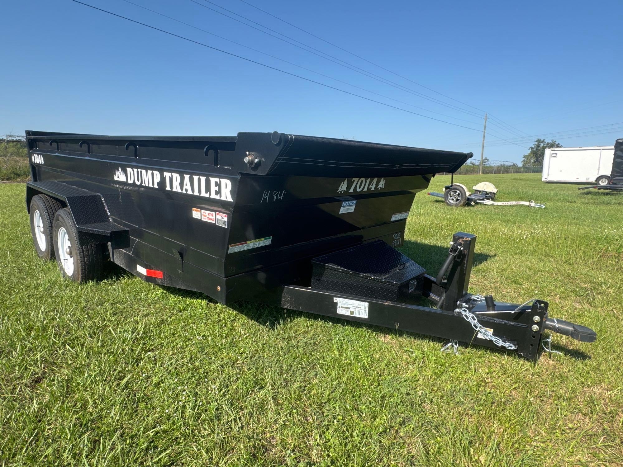 2025 INDUSTRIAS AMERICA 7014 70"X14' HYD DUMP TRL (A51247)
