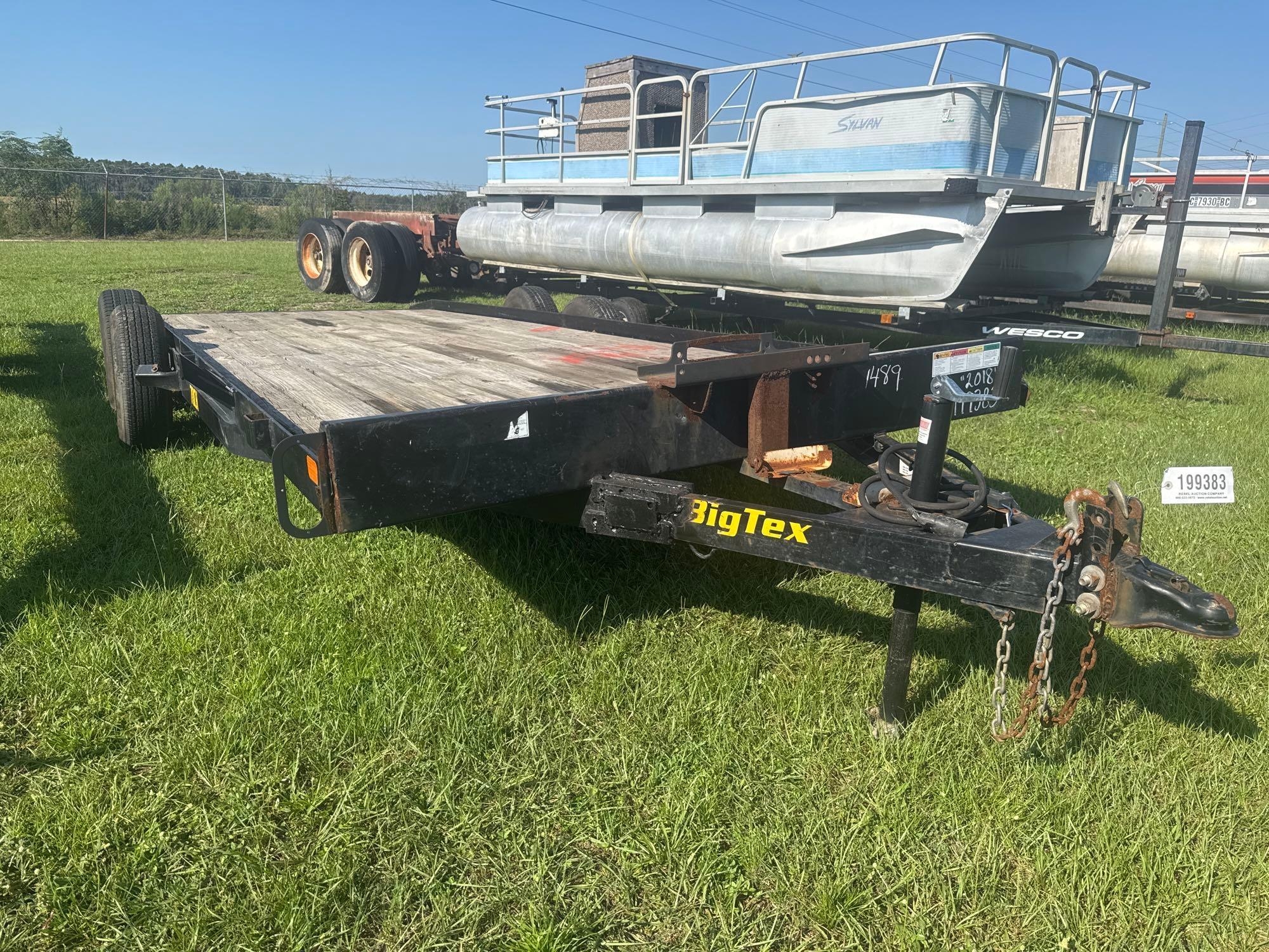 2018 BIG TEX 70CH 84" X 20' CAR HAULER TRAILER (A51247)