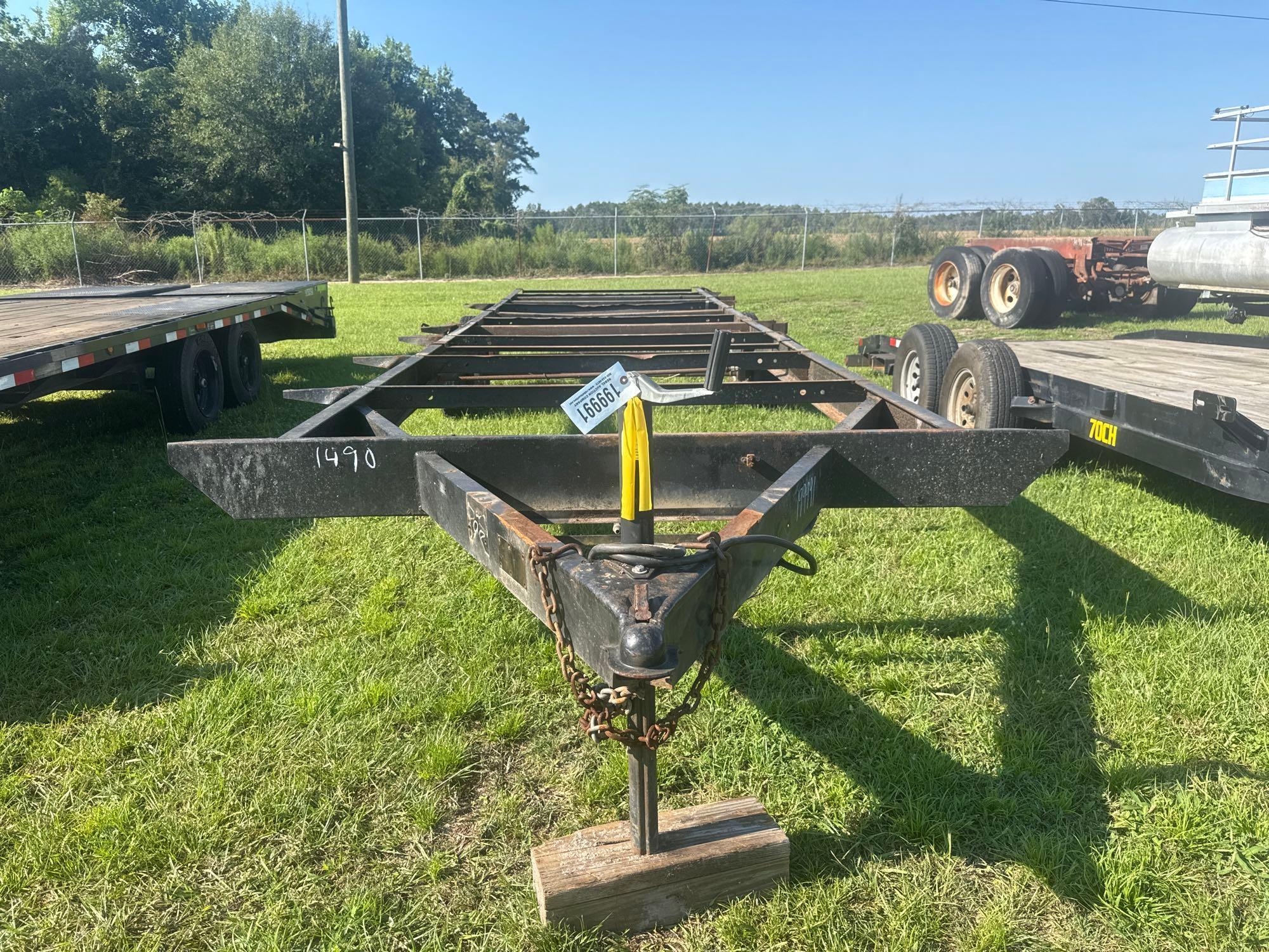 8' X 24' DOUBLE AXLE UTILITY TRAILER FRAME (A51247)