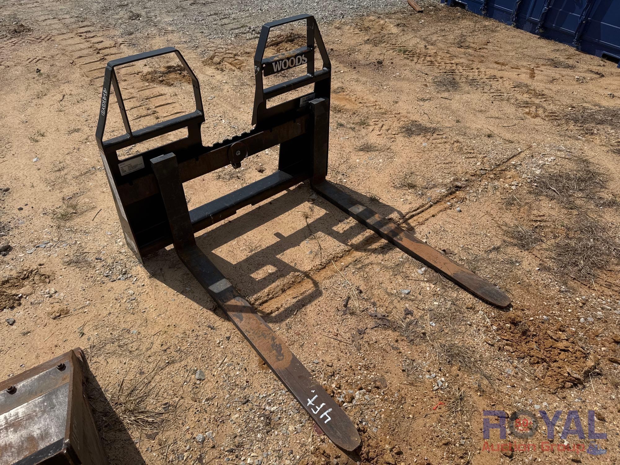 Woods PF4448S 48in Forks and Frame Skid Steer Attachment (A52377)