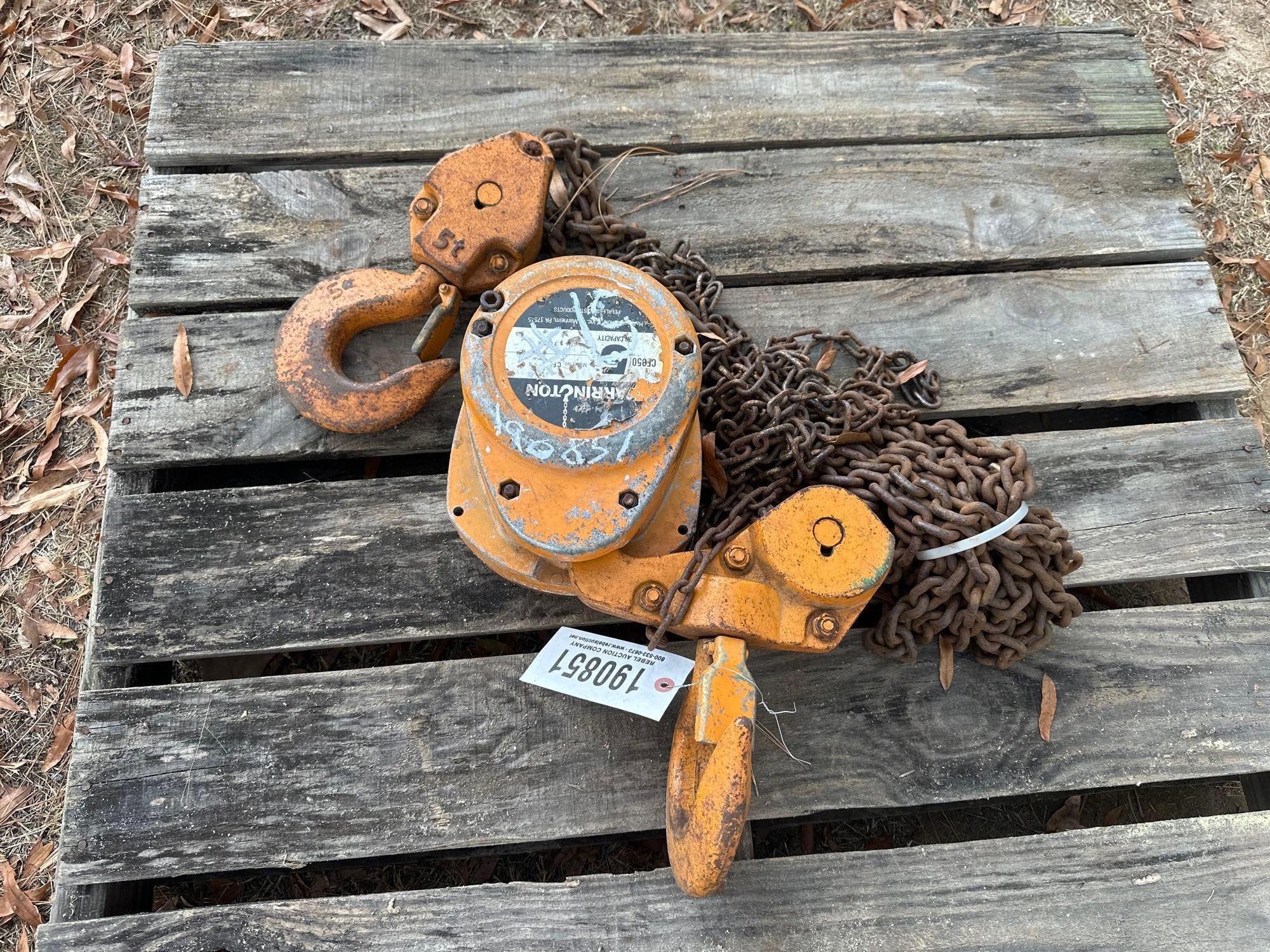 HARRINGTON CHAIN HOIST (A52708)