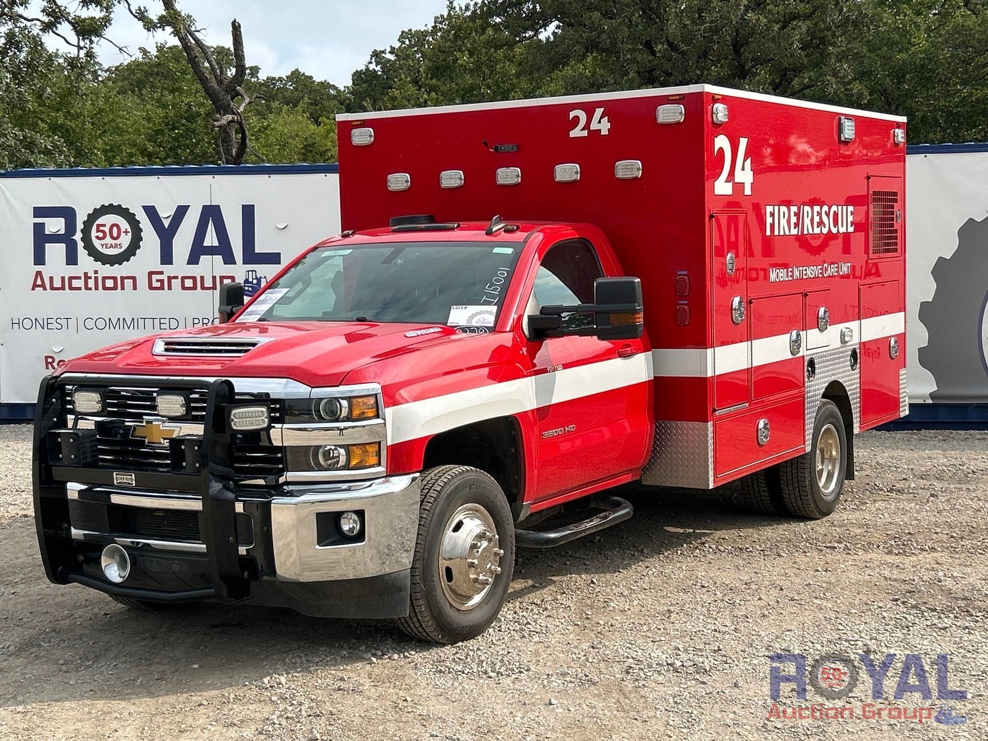 2017 Chevrolet Silverado 3500HD Ambulance (A52377)