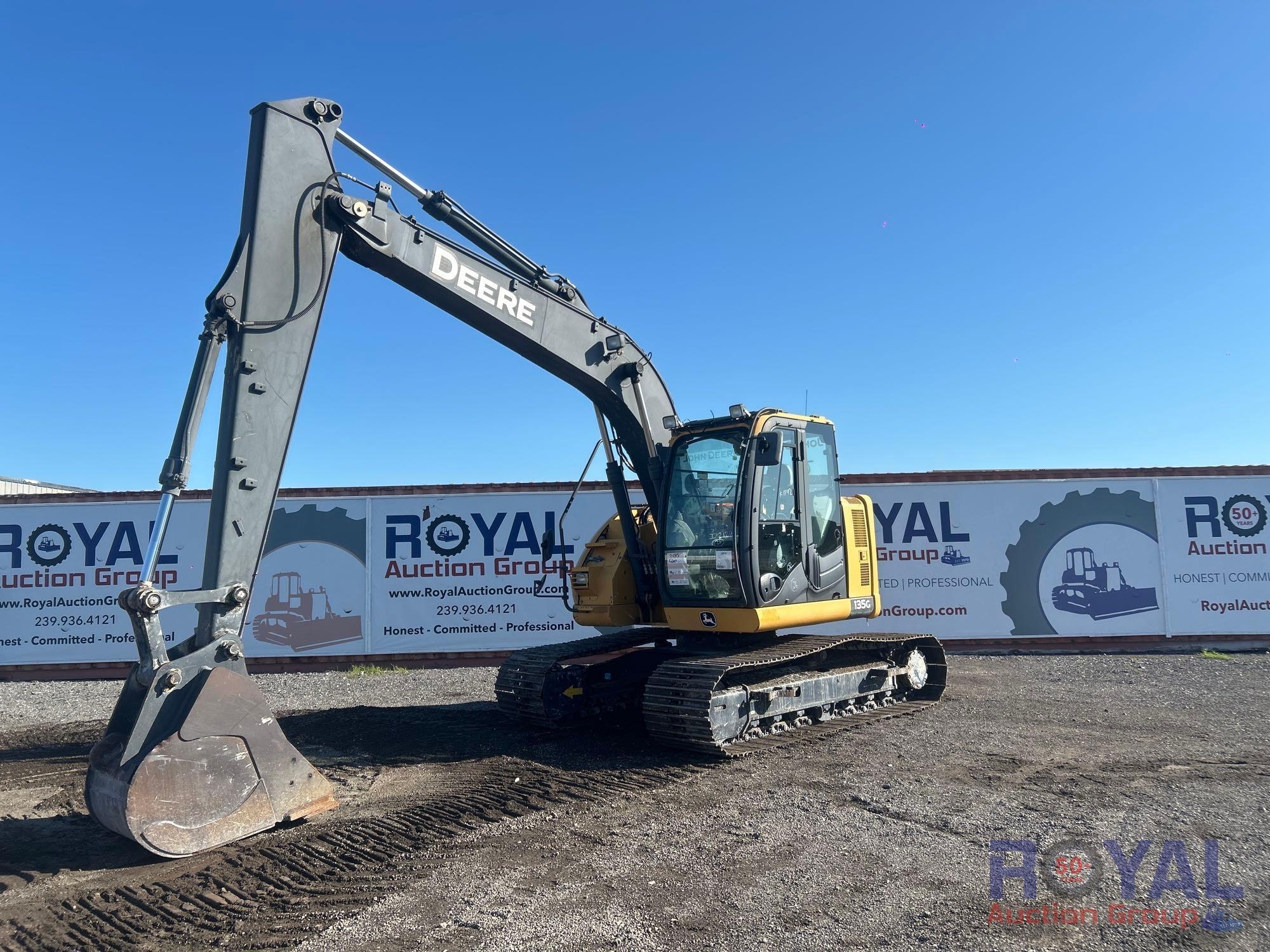 2015 John Deere 135G Hydraulic Excavator (A50322)