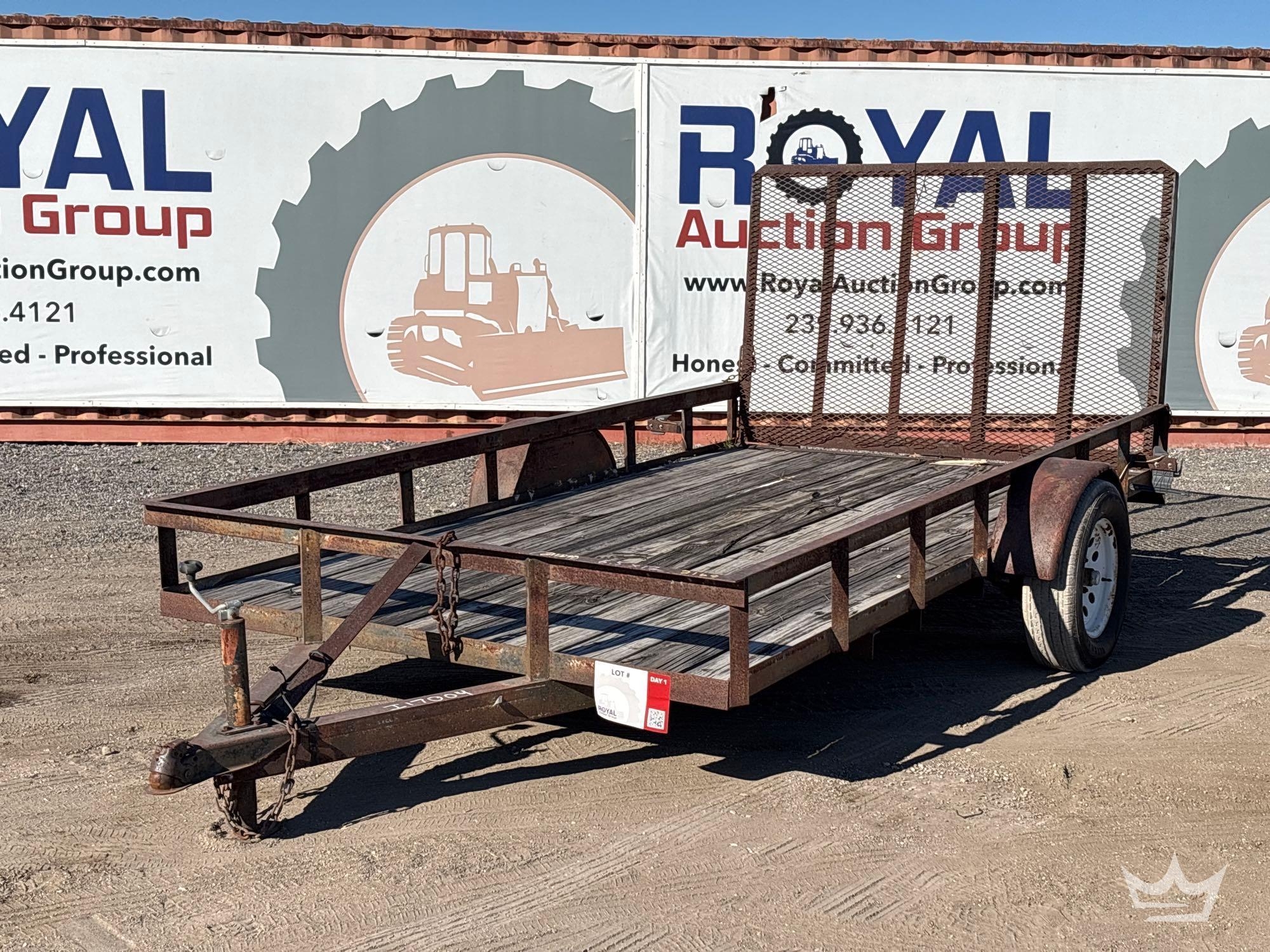 1998 Homemade S/A 12x6.5ft Trailer (A56859)