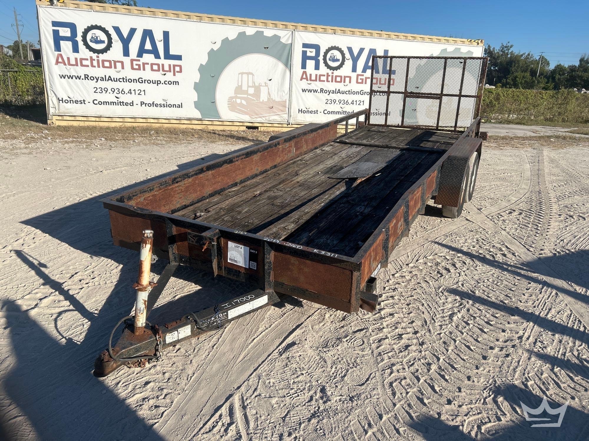 2011 20ft. Anderson Lowbed Trailer (A56859)