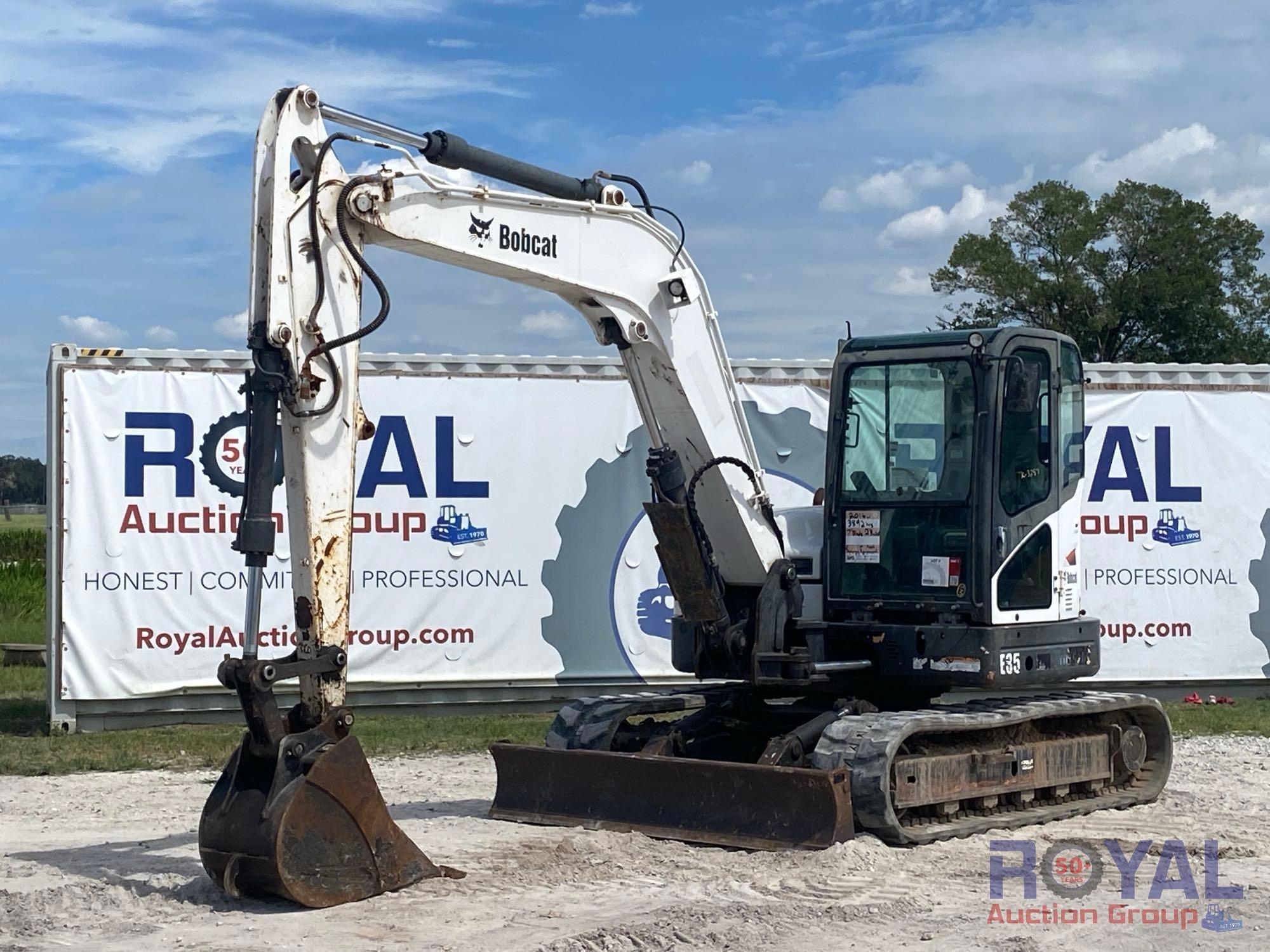 2016 Bobcat E85 Midi Excavator (A51691)