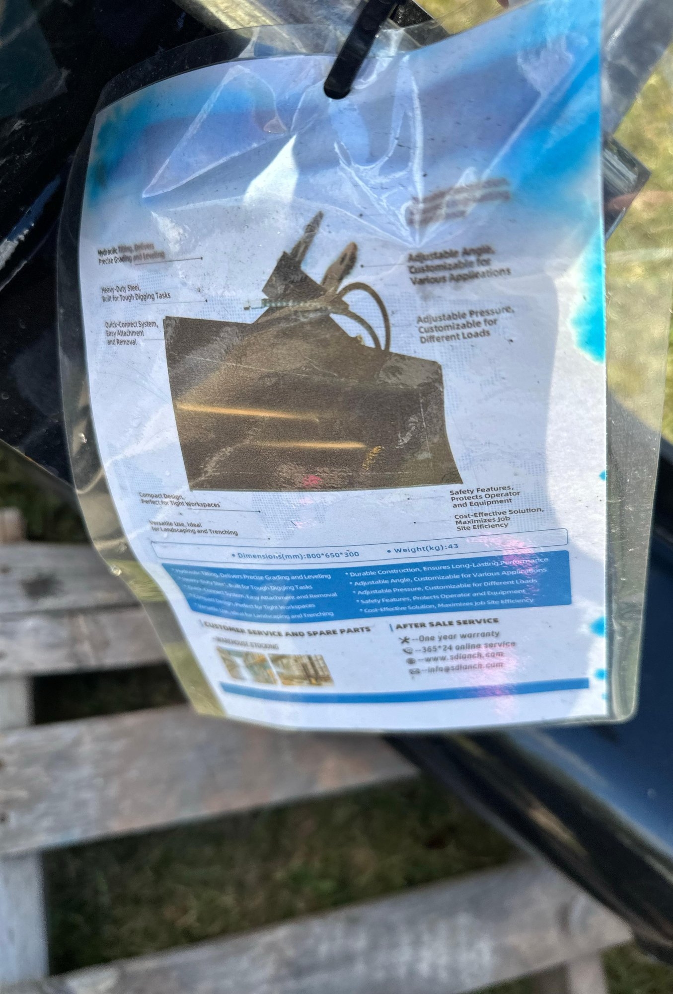 UNUSED Hydraulic Swivel Bucket (A47477)