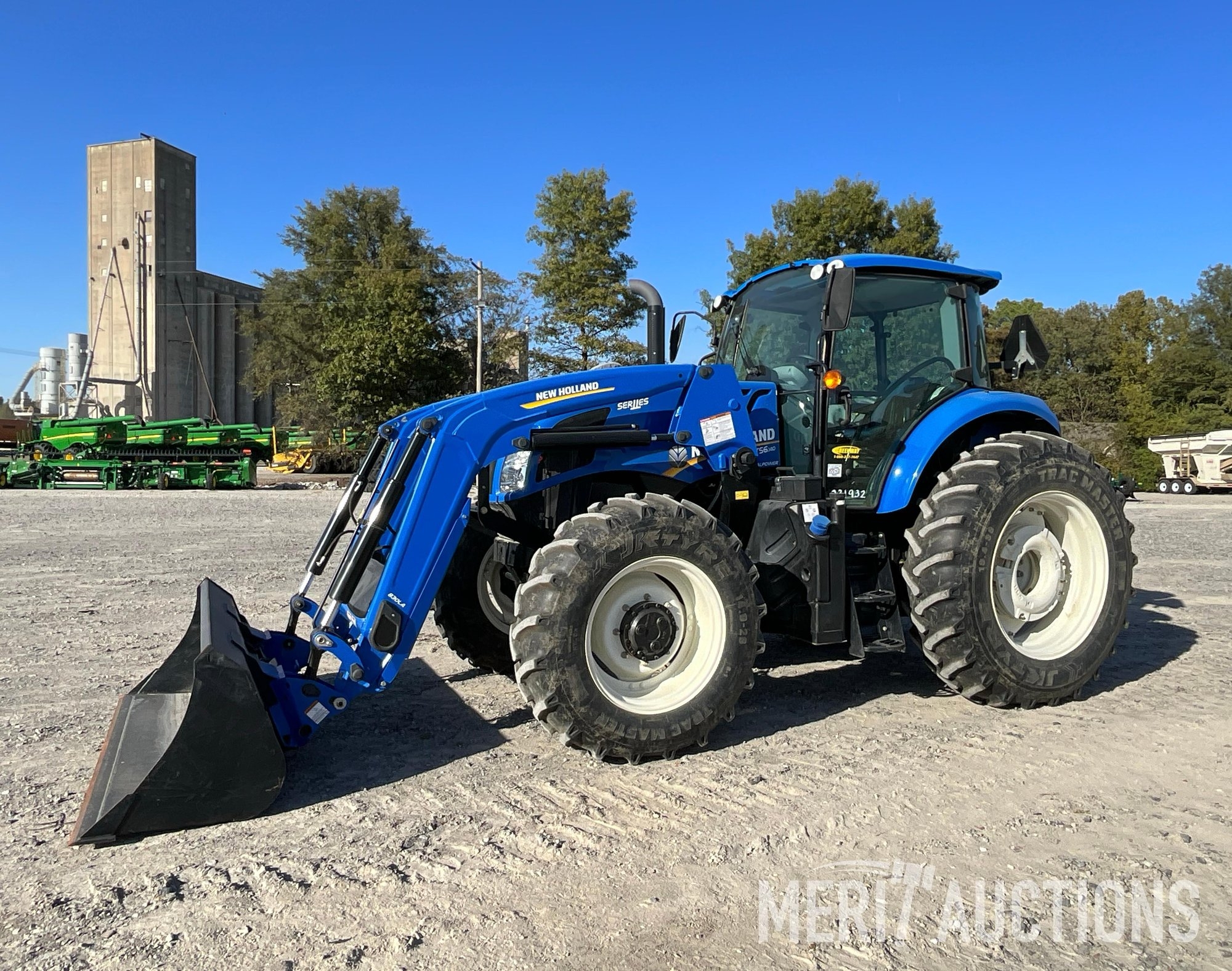 2023 New Holland TS6.140 T4B MFWD Tractor w/ 830LA Loader (A53485)