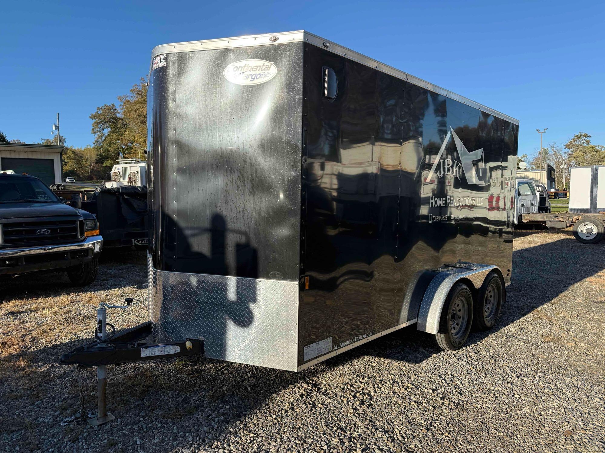 2021 Forest River 14ft Enclosed Trailer, VIN # 5NHUNS422MU131016 (A54865)
