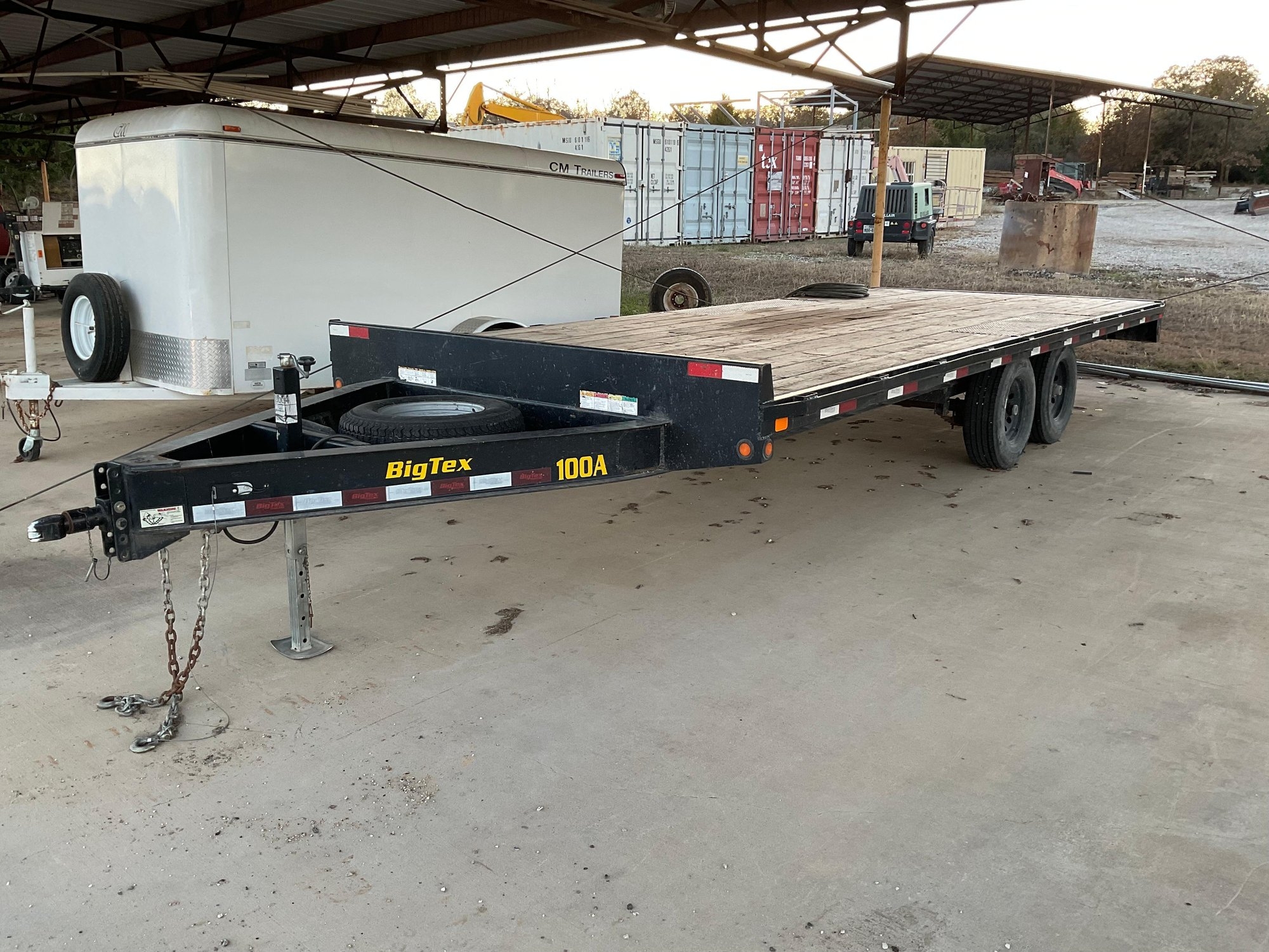 Big Tex 100A T/A Flat Deck Trailer w/ Ramps (A59213)