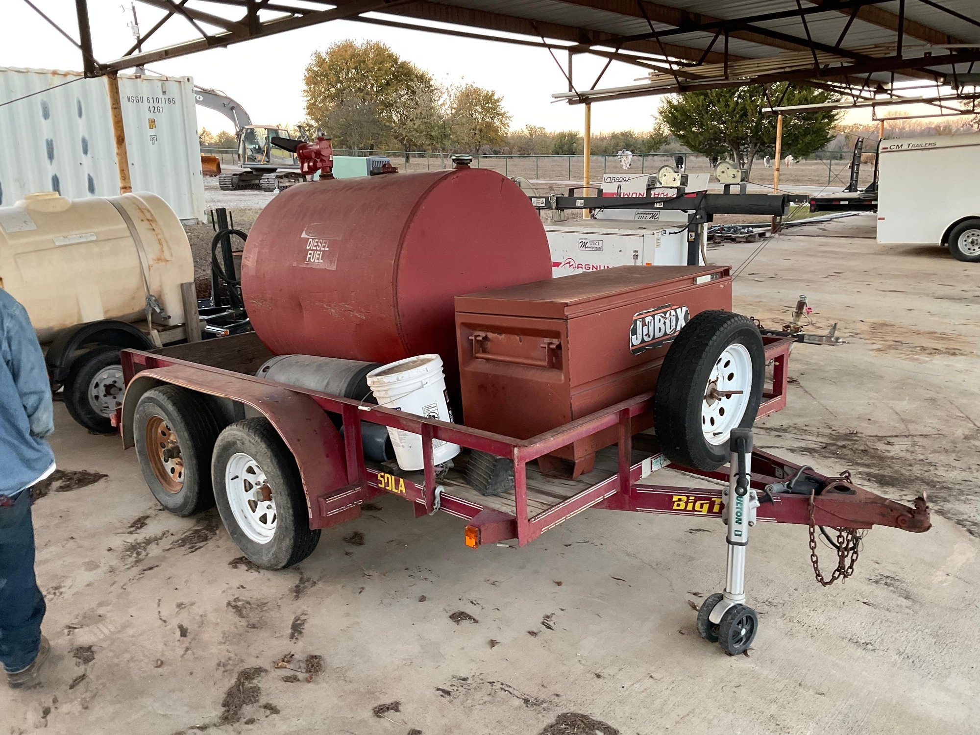 Big Tex 50LA T/A Fuel Trailer (A59213)
