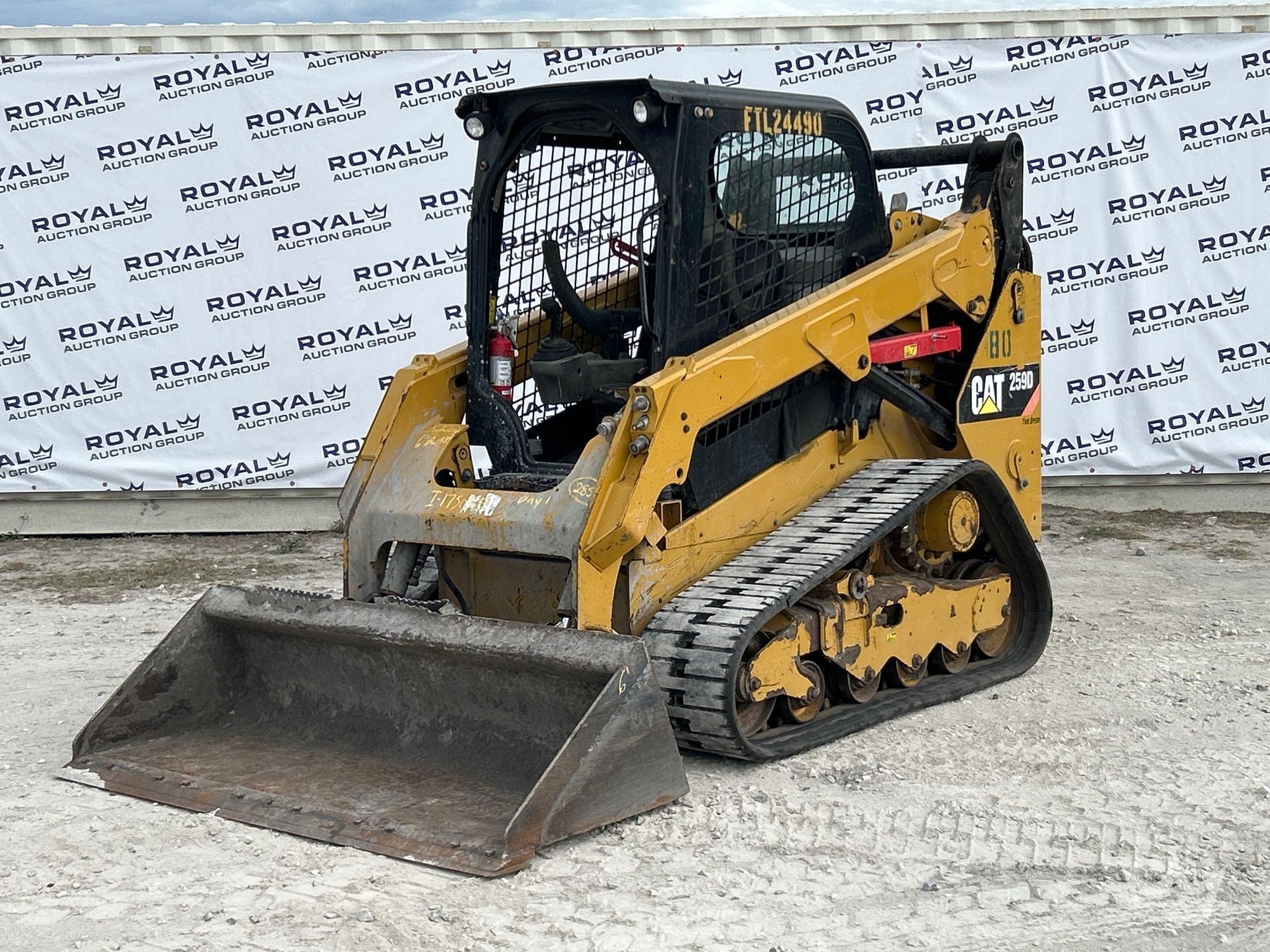2019 Caterpillar 259D Compact Track Loader Skid Steer (A56857)