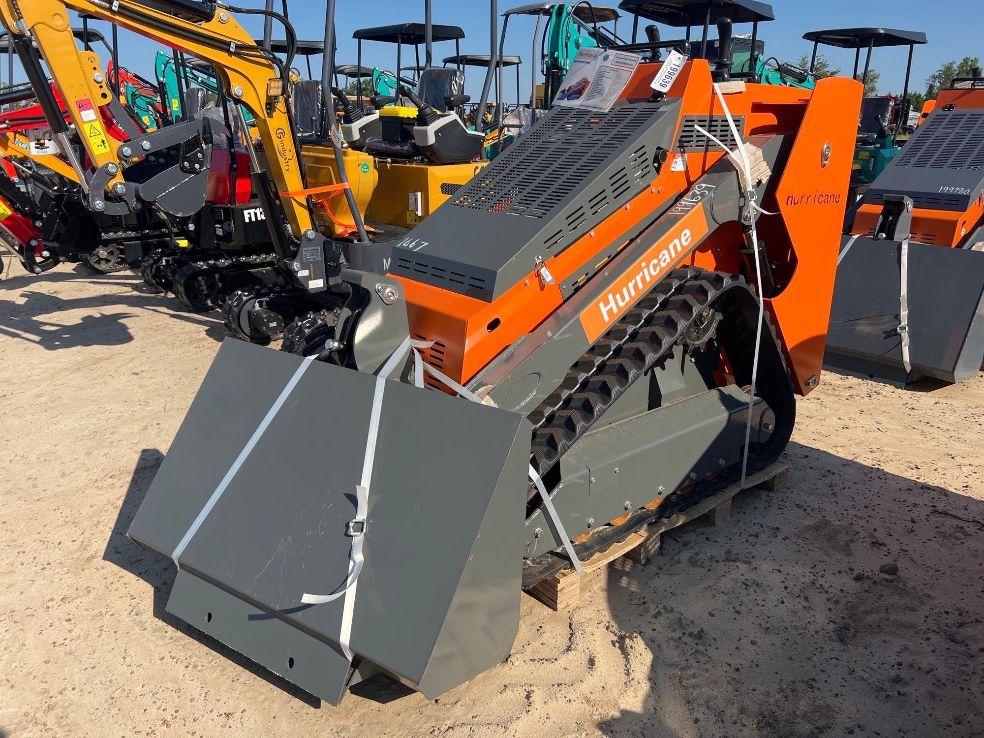 UNUSED HURRICANE STAND ON SKID STEER (A51247)