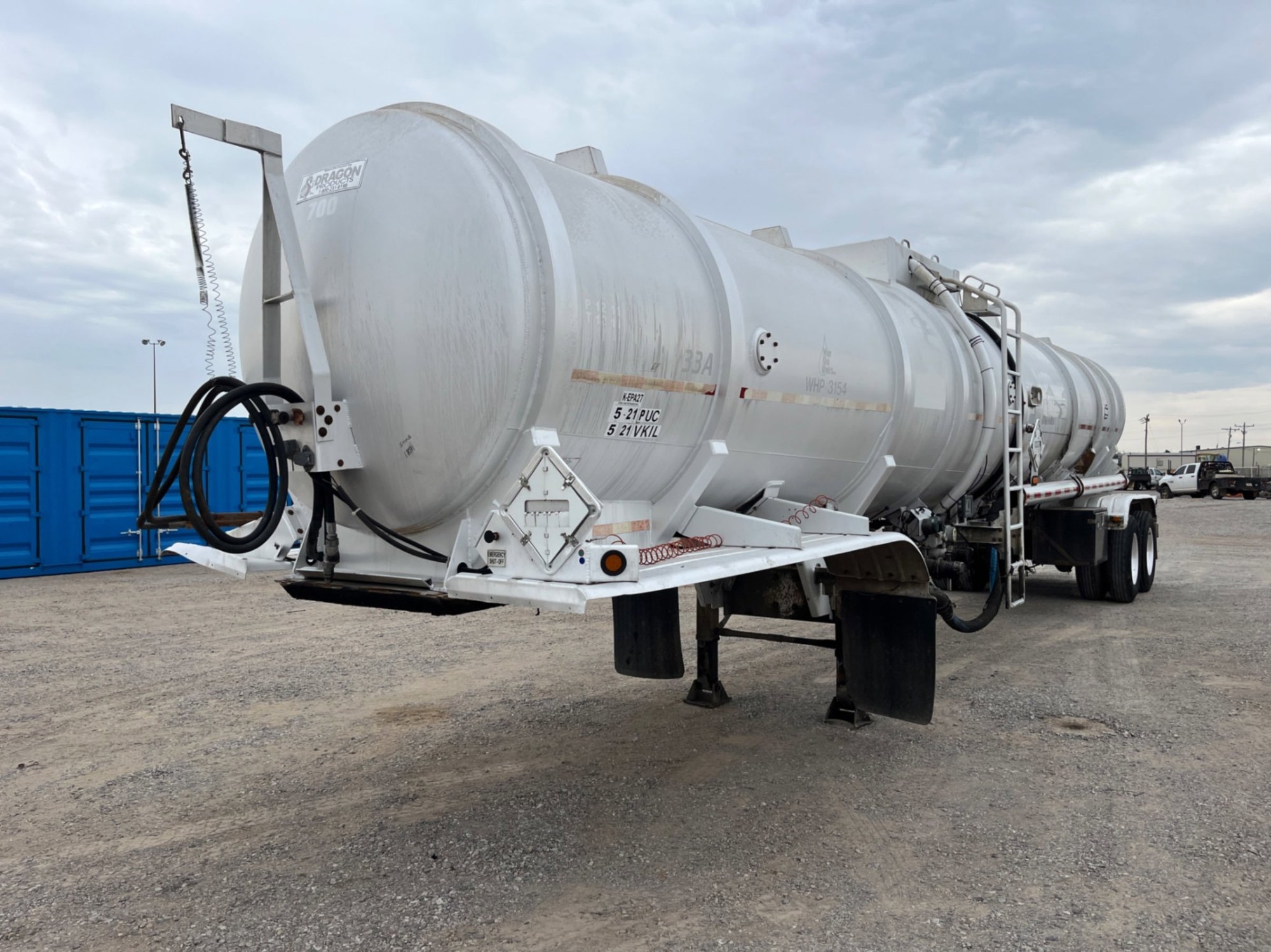 2012 DRAGON 200BBL ALUMINUM TANKER TRAILER (A53843)