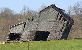 Scenic Adair County: Frank Radford's famous leaning barn on  ColumbiaMagazine.com