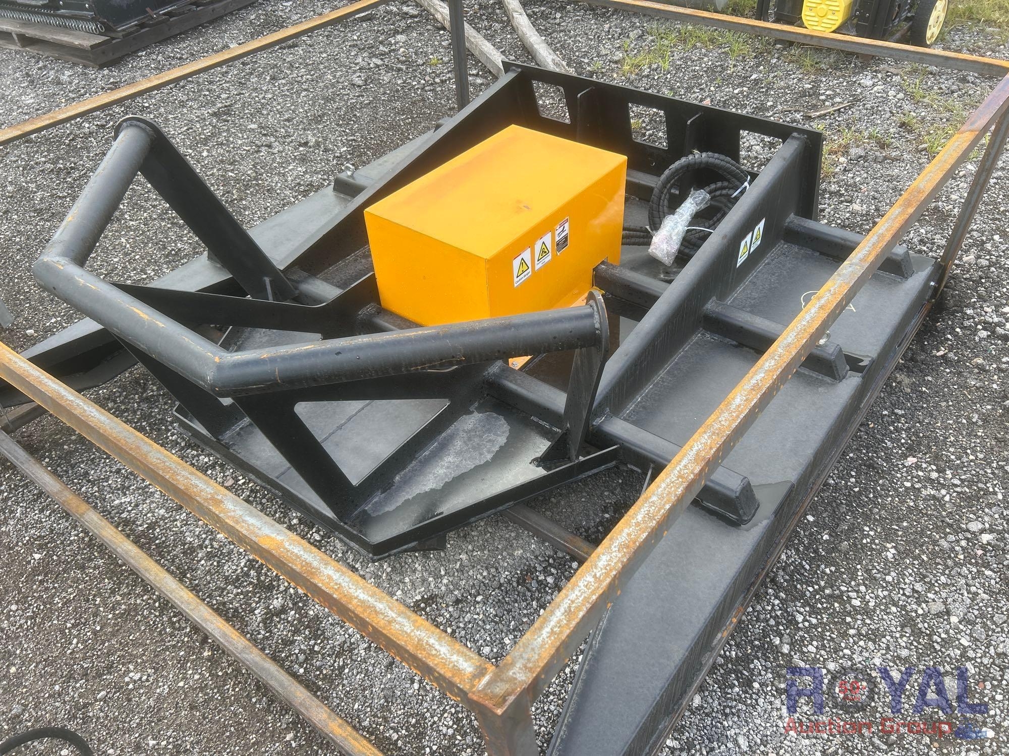 Heavy Duty 72in Brush Cutter Skid Steer Attachment (A55787)