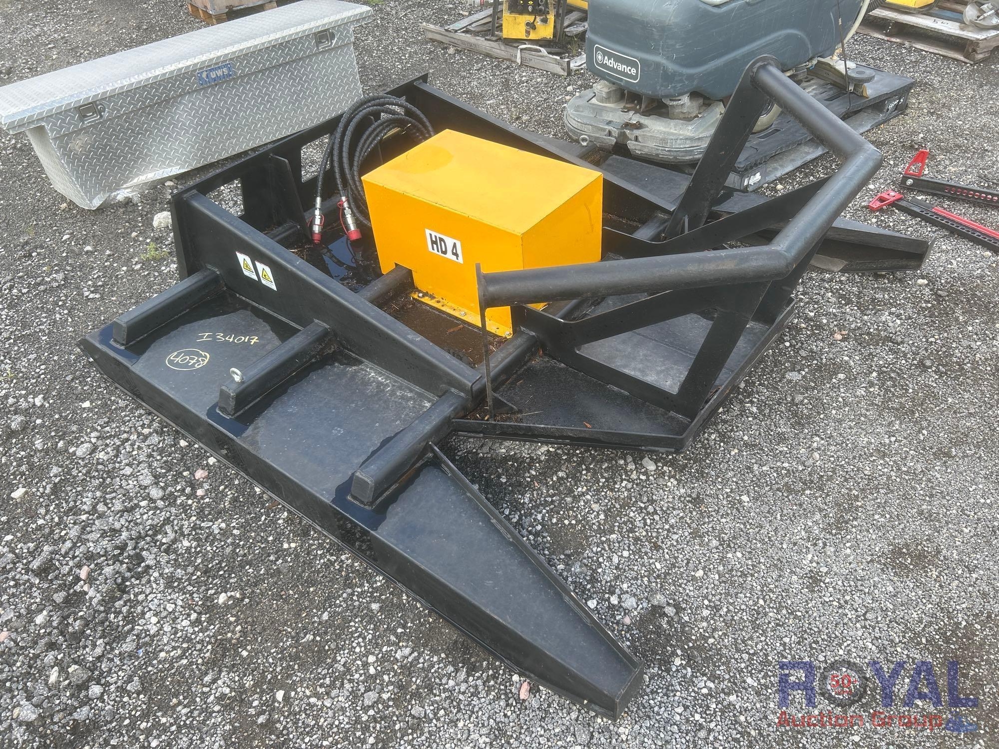 Heavy Duty 72in Brush Cutter Skid Steer Attachment (A55787)