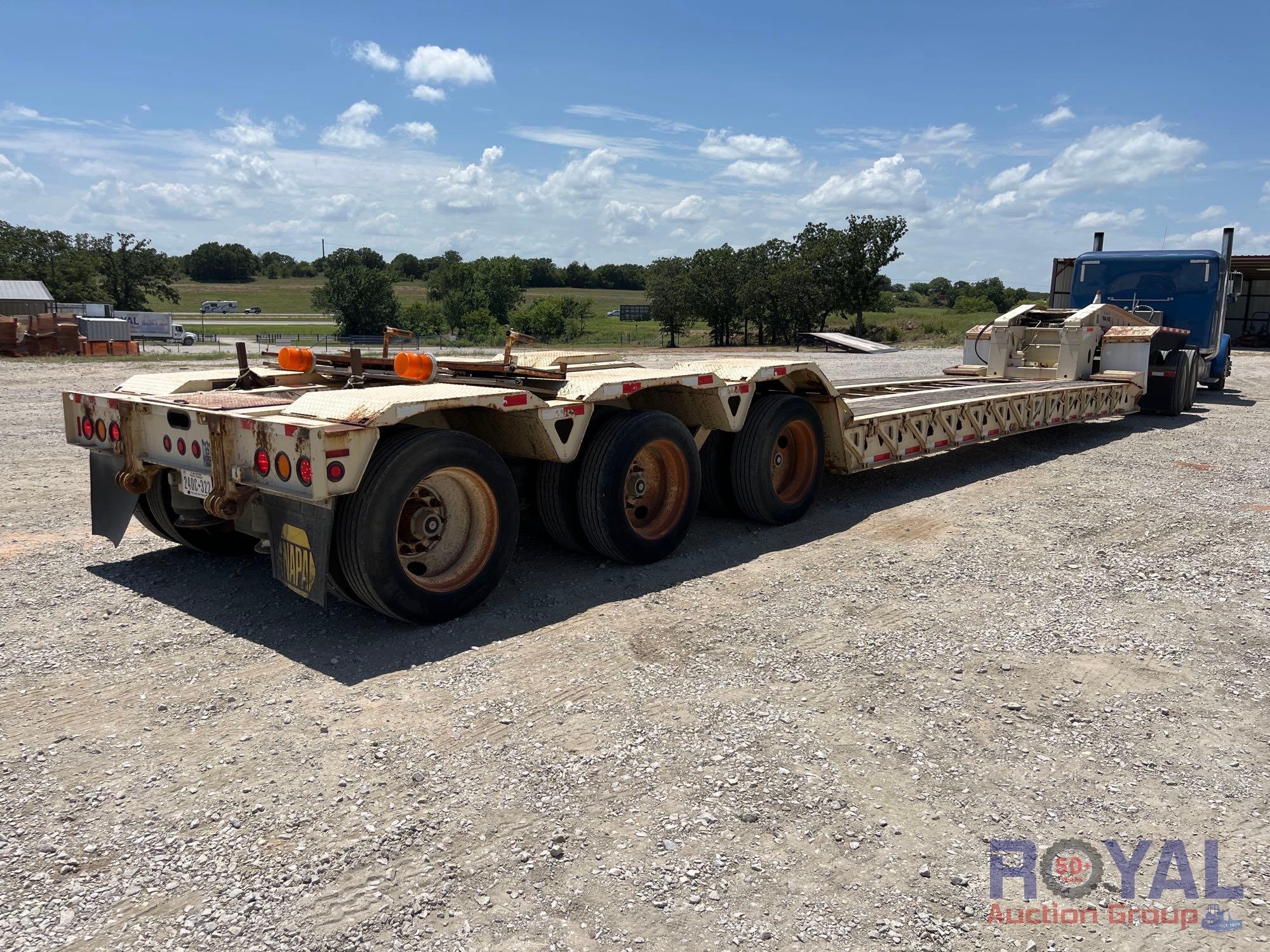 2009 Trail King TK110HDG-523 RGN 66 Ton Tri-Axle Lowboy Trailer (A52377)