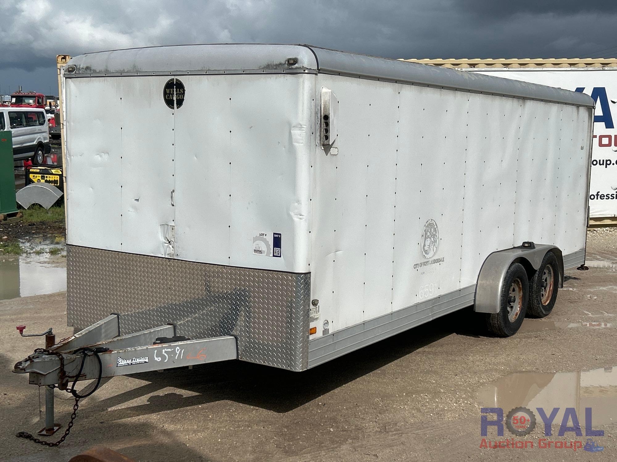 2012 Wells Cargo CEW202 24ft T/A Enclosed Trailer (A50324)