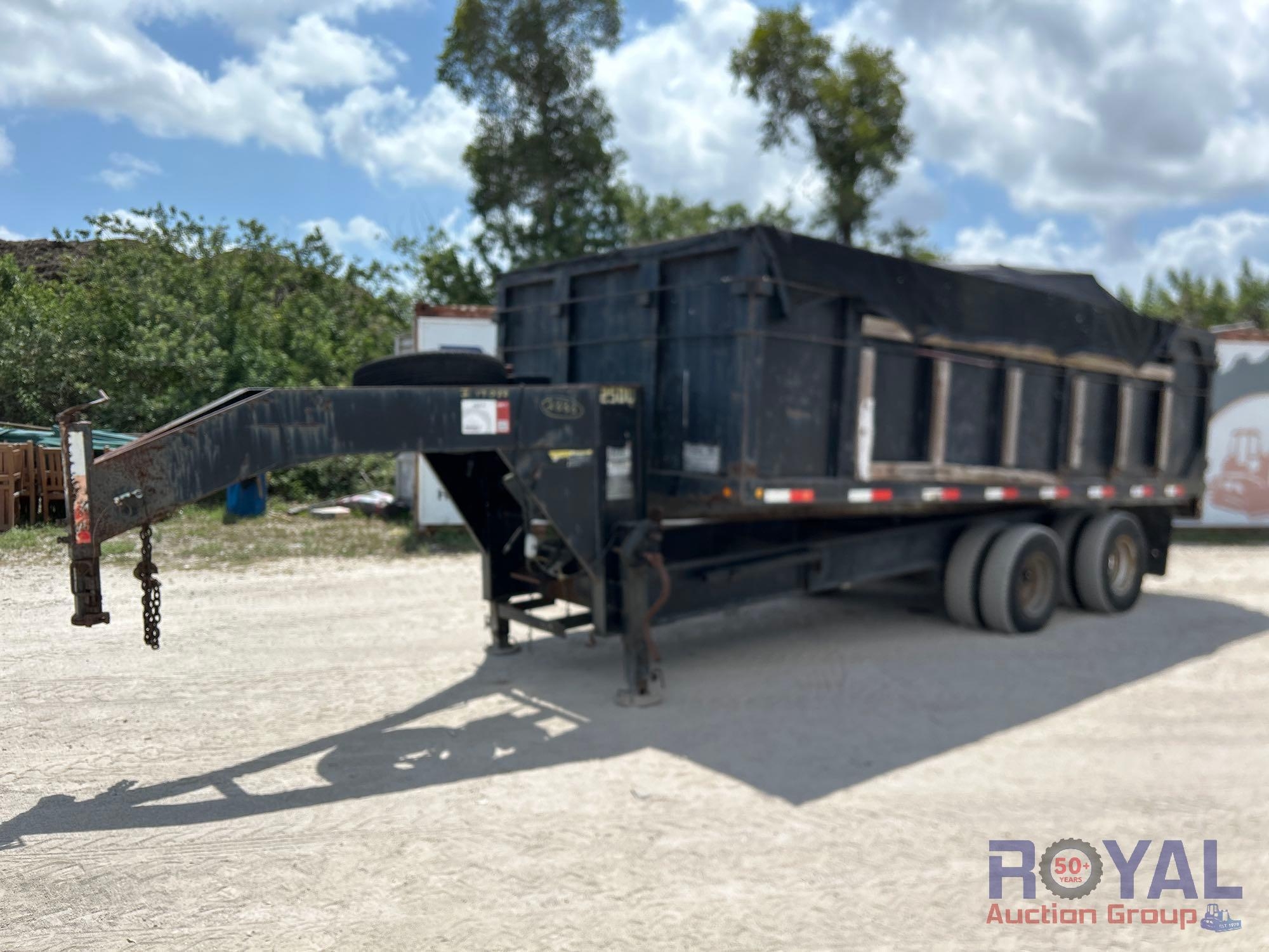 18 ft Dump trailer (A46683)