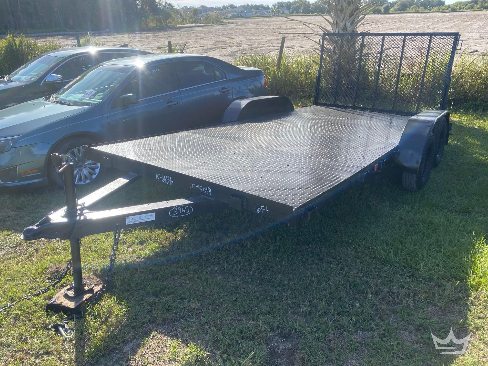 2020 ASPT 16ft. T/A Flatbed Utility Trailer (A55853)