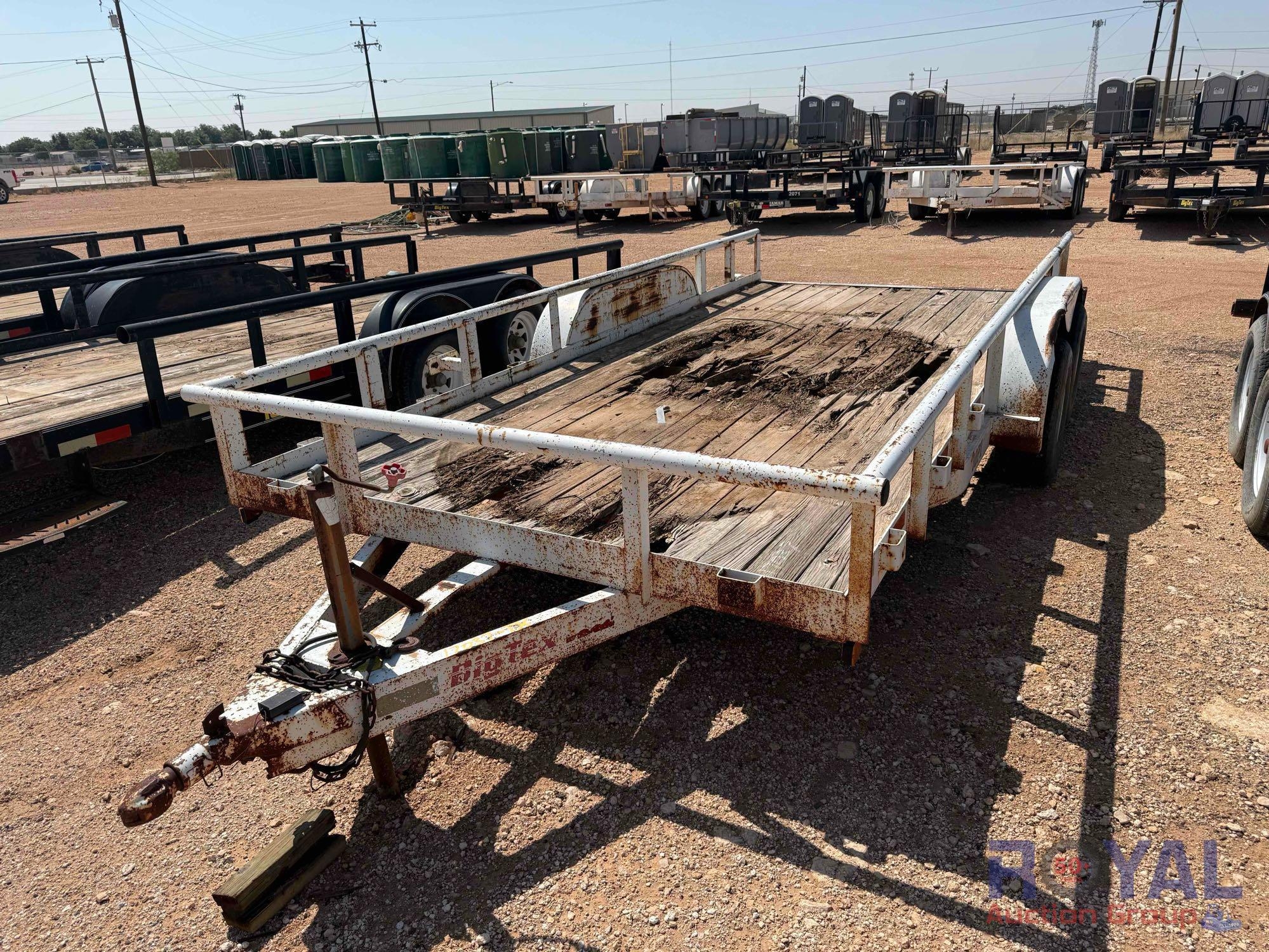 2001 Big Tex 10PI T/A Pipe Top Utility Trailer (A45336)