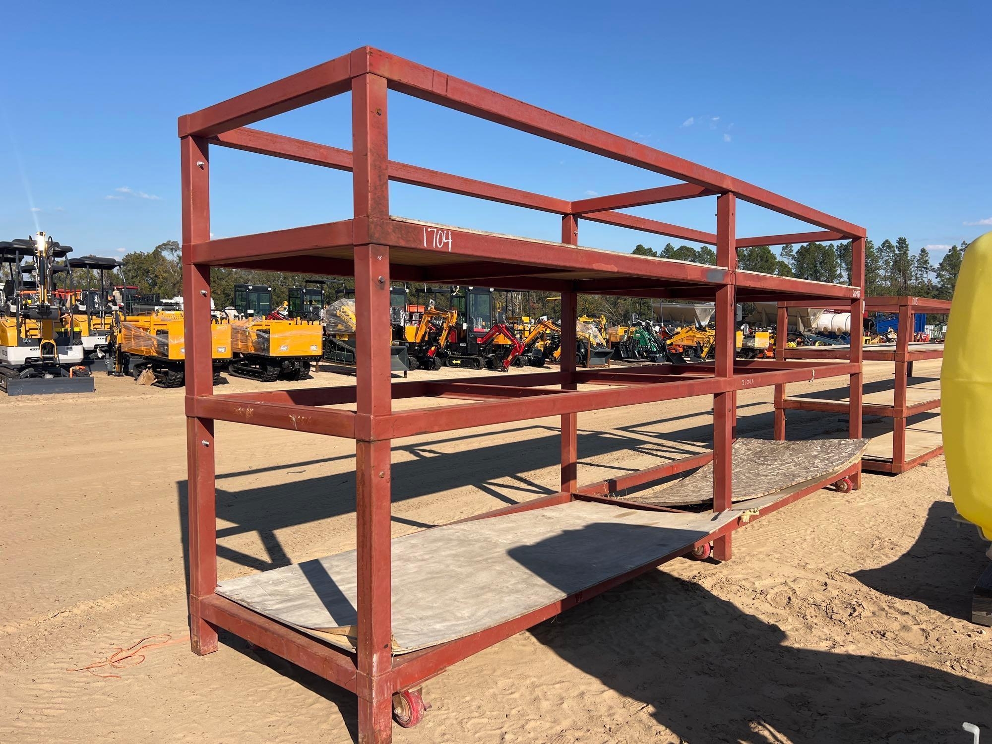 16' L X 3 1/2' W X 6 1/2 H HEAVY DUTY STORAGE RACK (A57192)