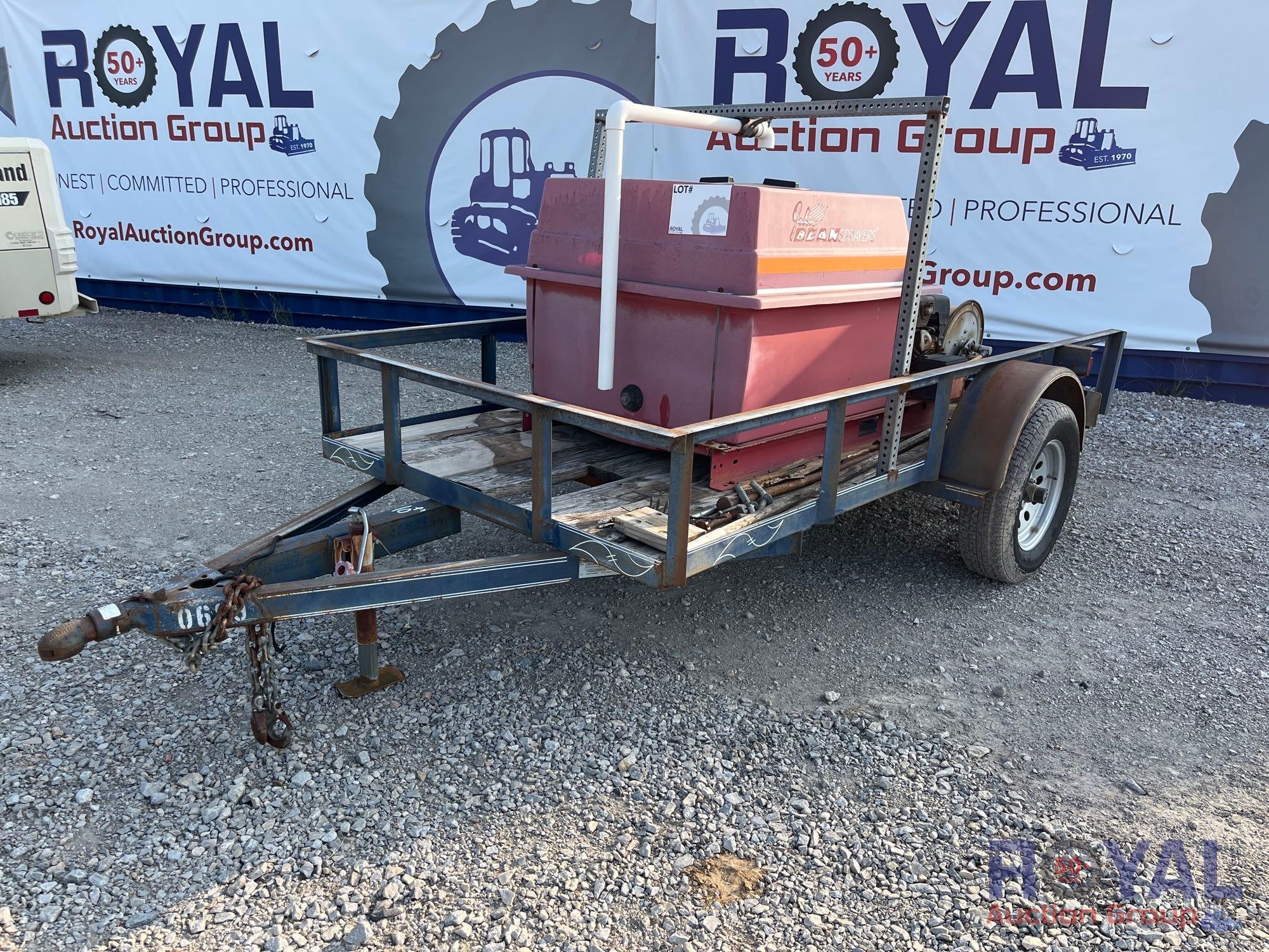 2008 East Texas Longhorn Trailers 10ft S/A Utility Trailer (A45336)