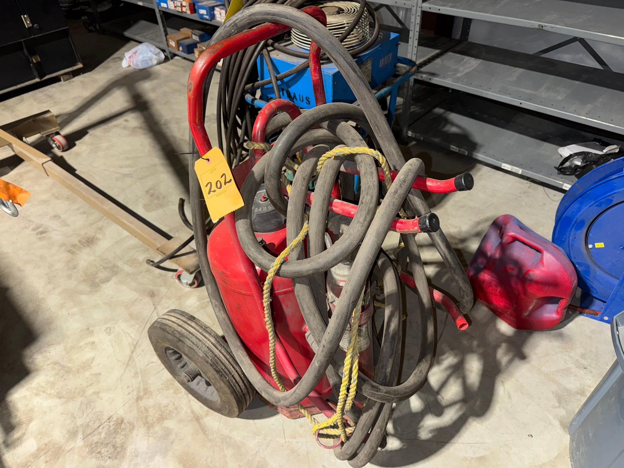 Lot 202 ANSUL CHEMICAL FIRE EXTINGUISHER W/ CART (A59213)