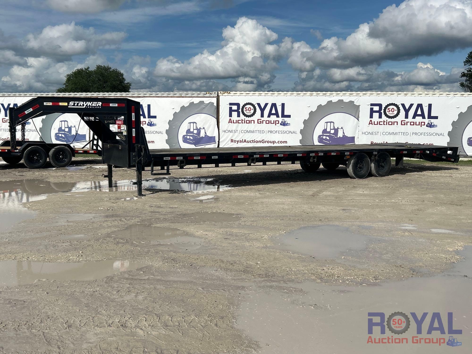 2023 Stryker GN3614 36ft. 5 Ton T/A Gooseneck Flatbed Equipment Trailer (A51691)