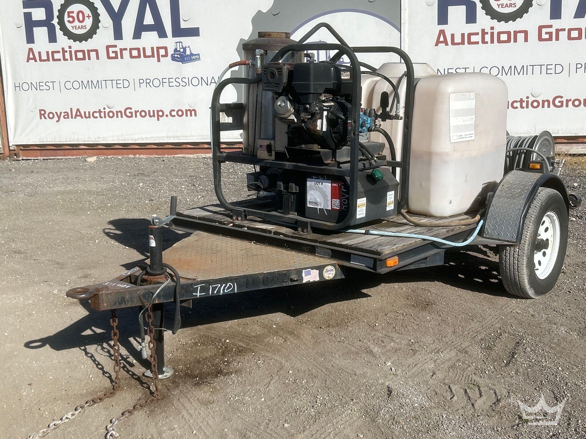 pressure washer, and trailer (A56857)