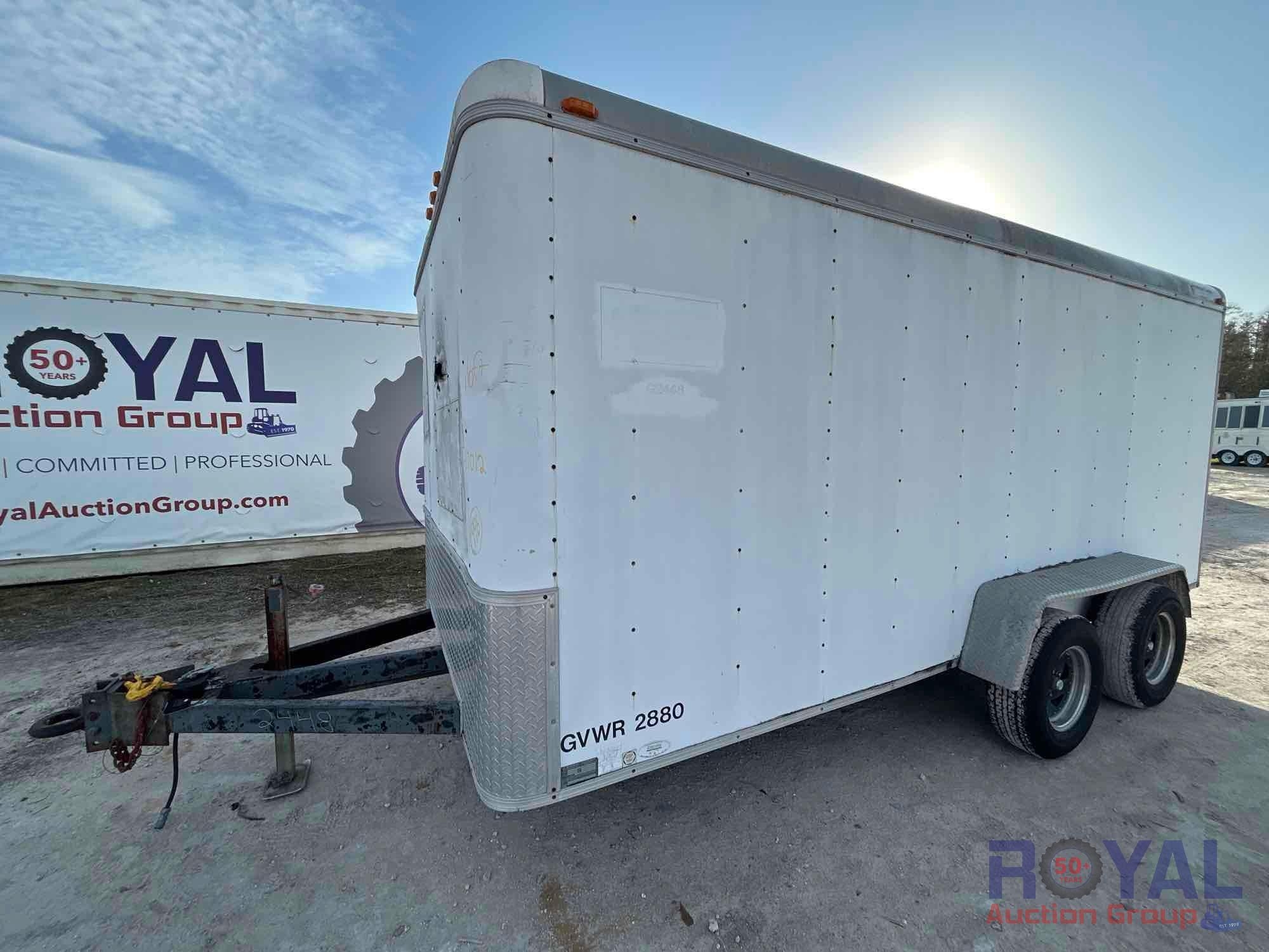 2001 J ODell 16ft Enclosed T/A Trailer (A51691)
