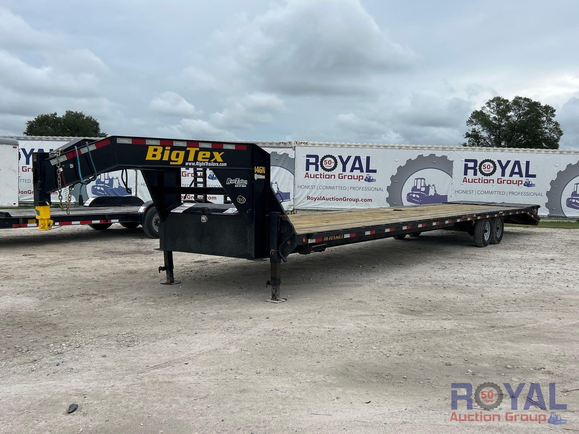 2024 Big Tex 14GN-40D5A 35ft Gooseneck Flatbed Trailer (A51691)