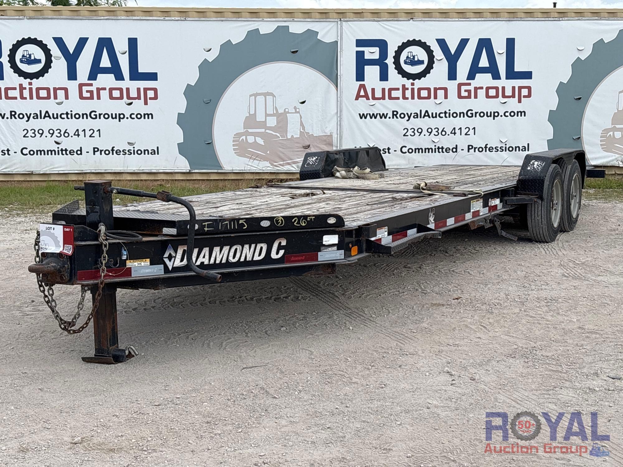 Diamond C Flat deck trailer (A55787)
