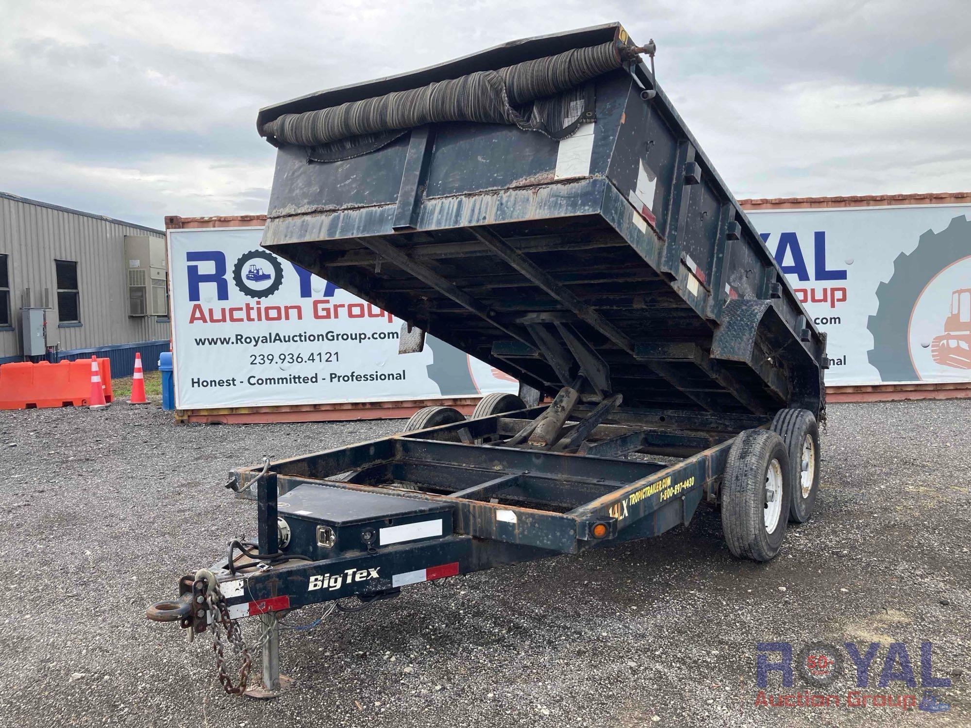 2016 Big Tex 14ft. T/A Hydraulic Dump Trailer (A50322)