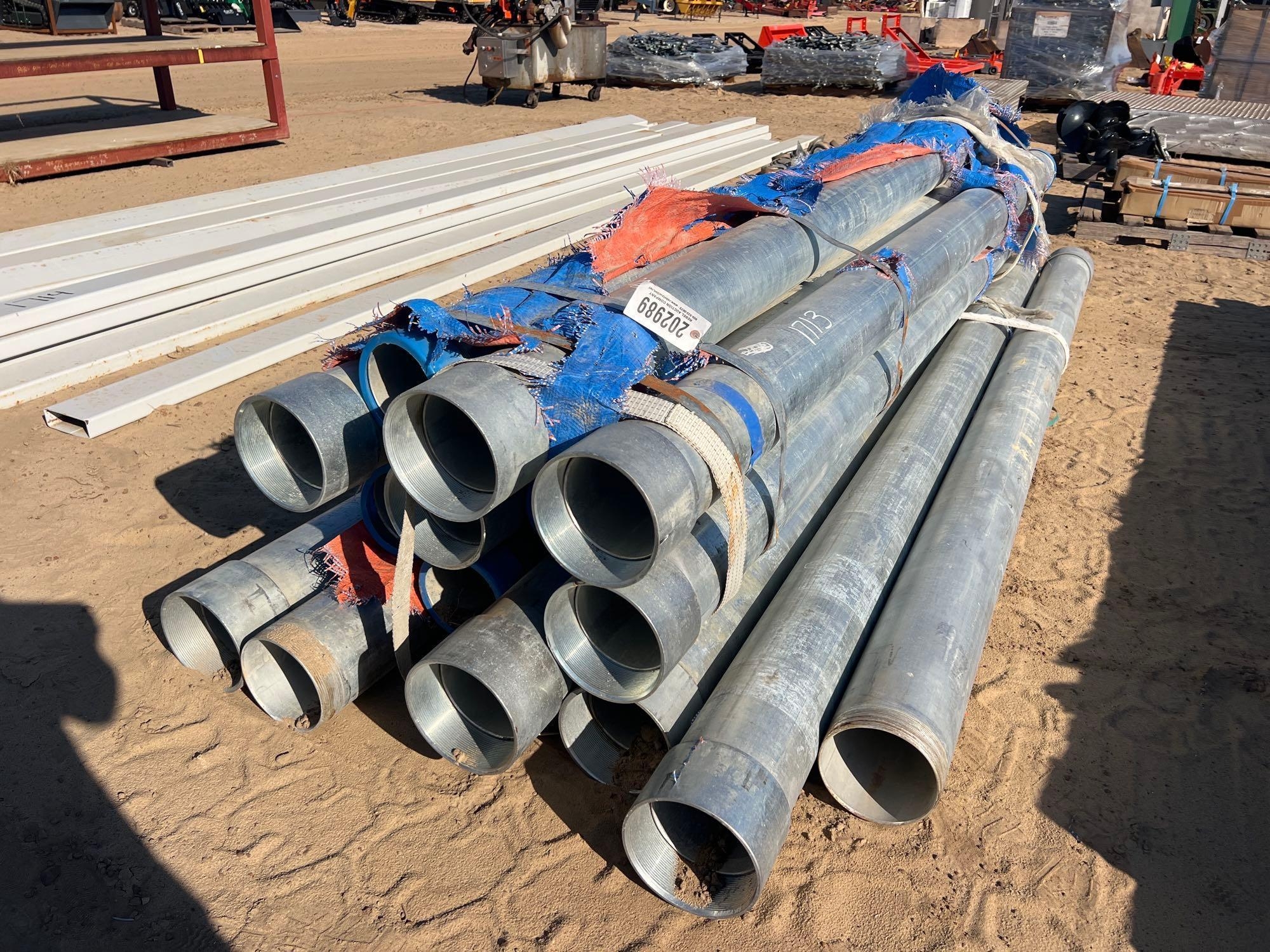 BUNDLE OF 8" GALVANIZED PIPE (A57192)