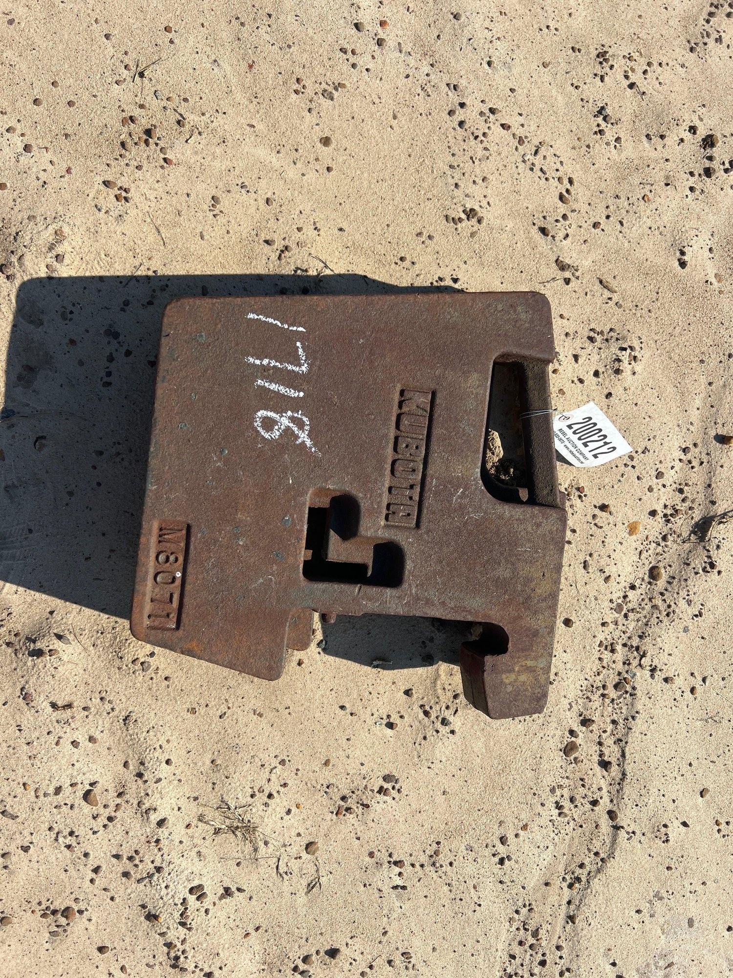 (2) KUBOTA TRACTOR WEIGHTS (A51247)