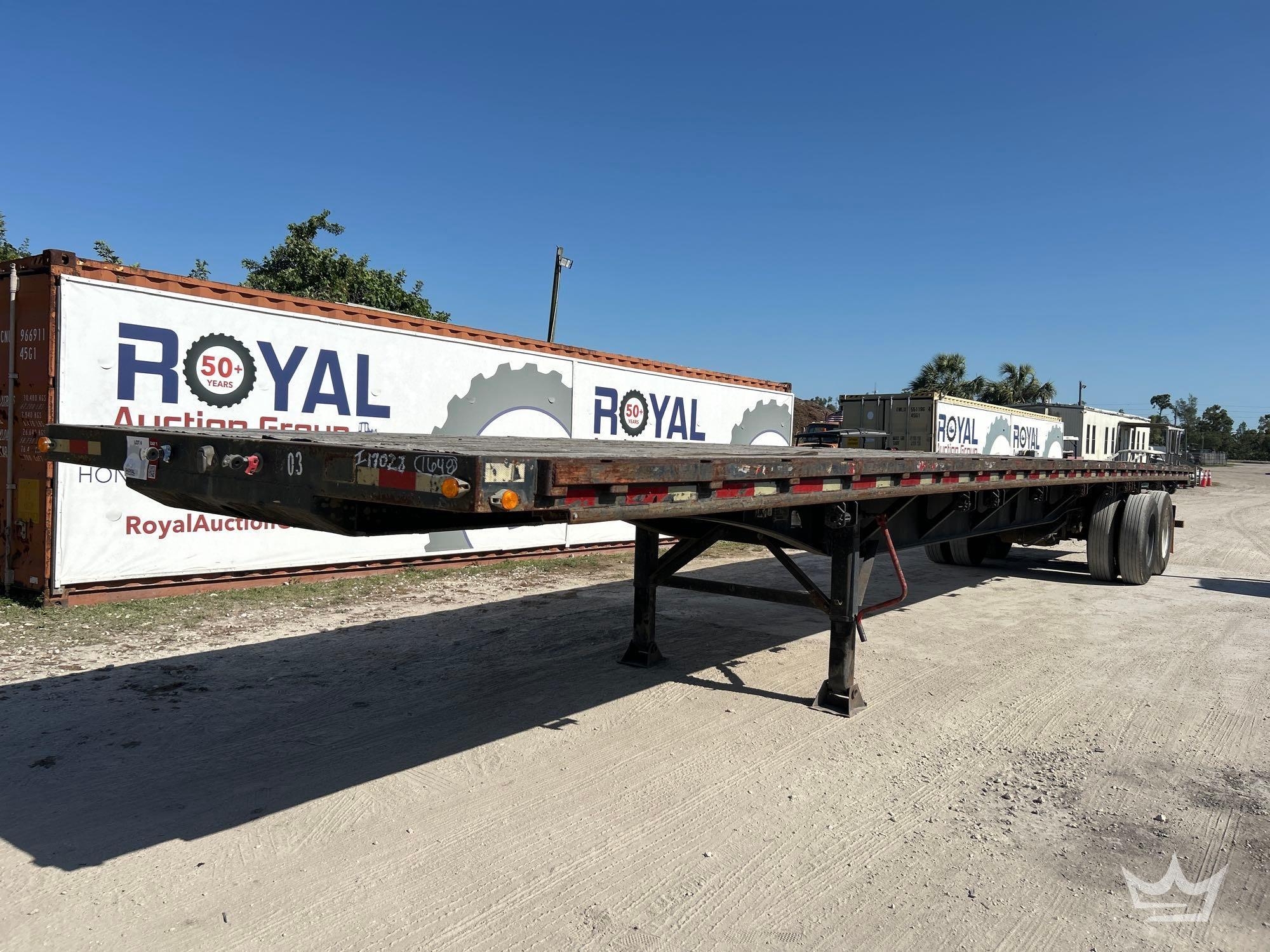 2001 Dorsey 48ft Flatbed T/A Trailer (A56858)