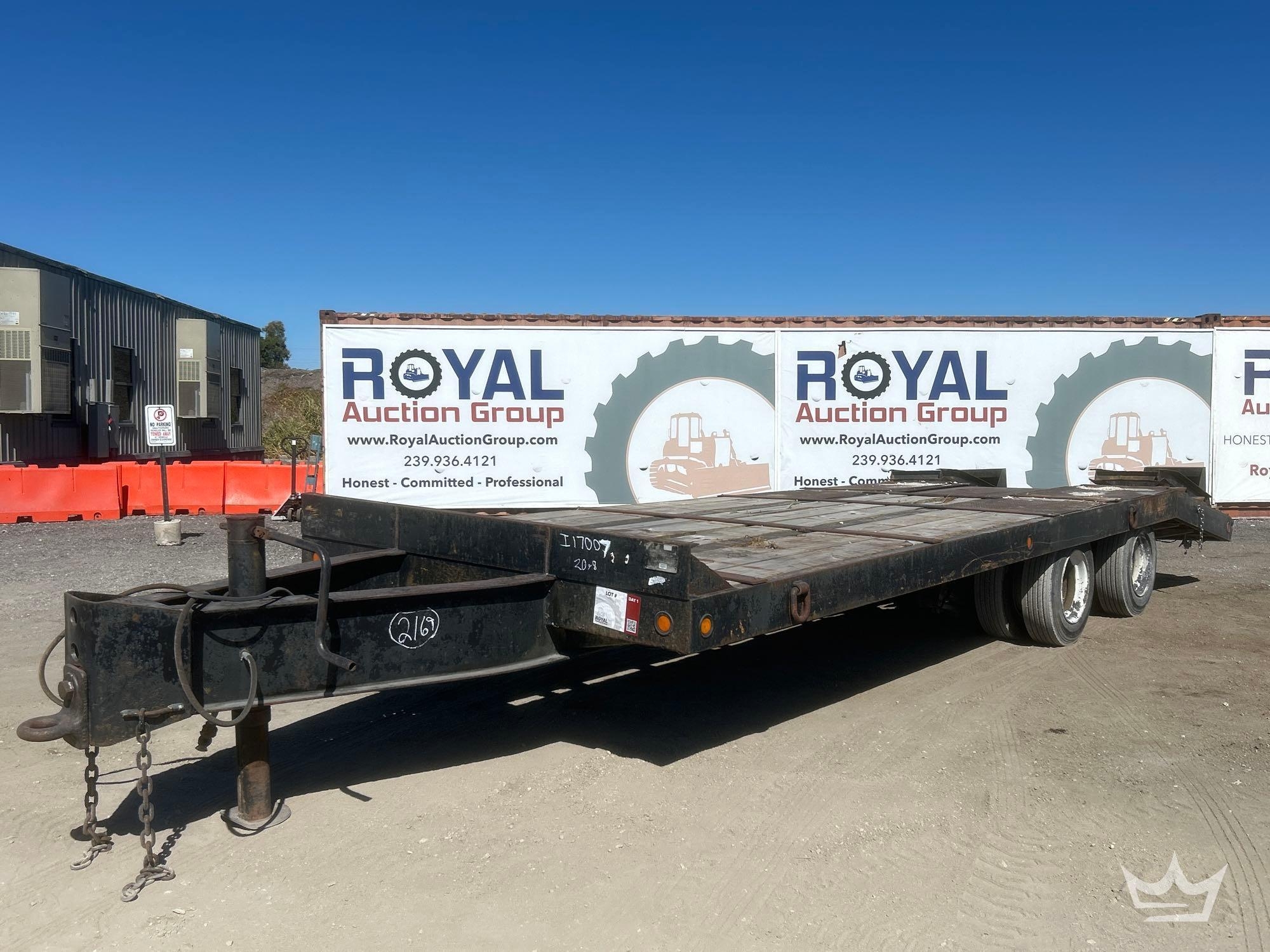 flatbed trailer 24ft (A56858)