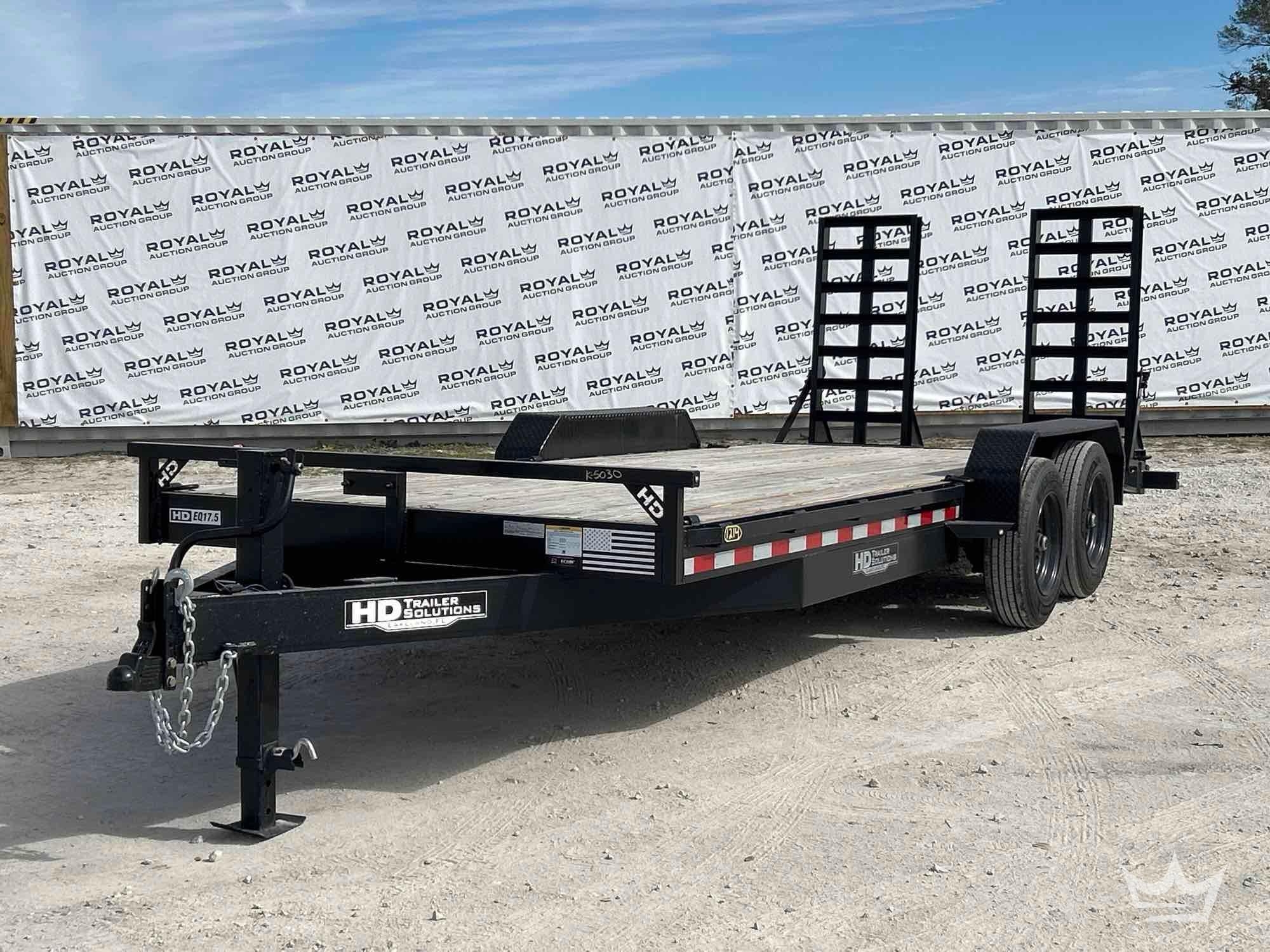 2025 HD Trailer Solutions EQ17.5 20ft. 8 Ton T/A Equipment Trailer (A59230)