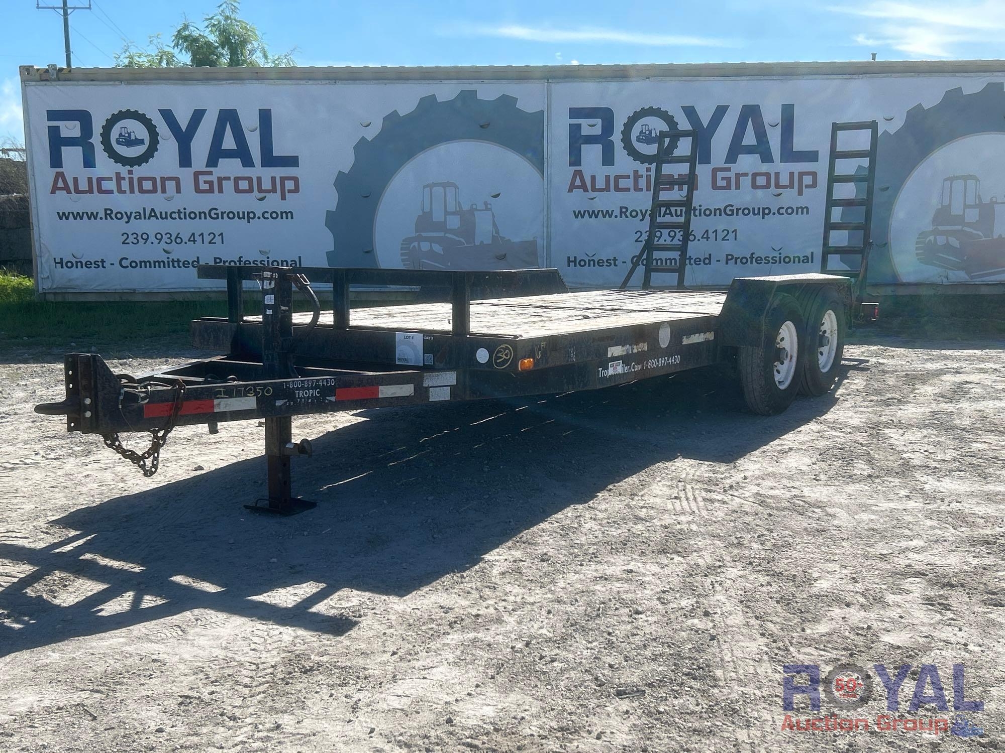 16ft T/A Flatbed Trailer (A55758)