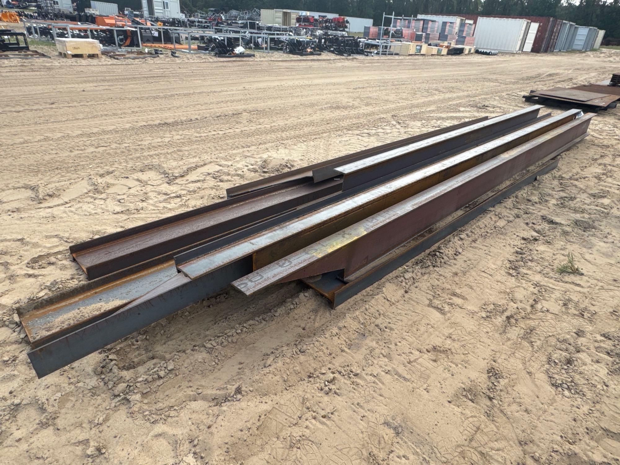 BUNDLE OF APPROX 9 10" I BEAMS UP TO17' (A54756)
