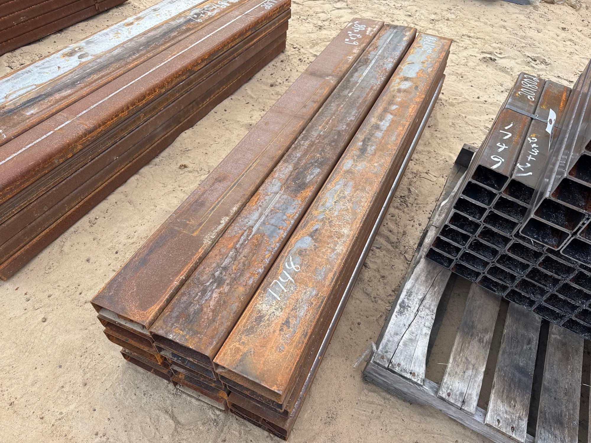 (APPROX 15) 6" X 2" X 68" TUBING (A54756)