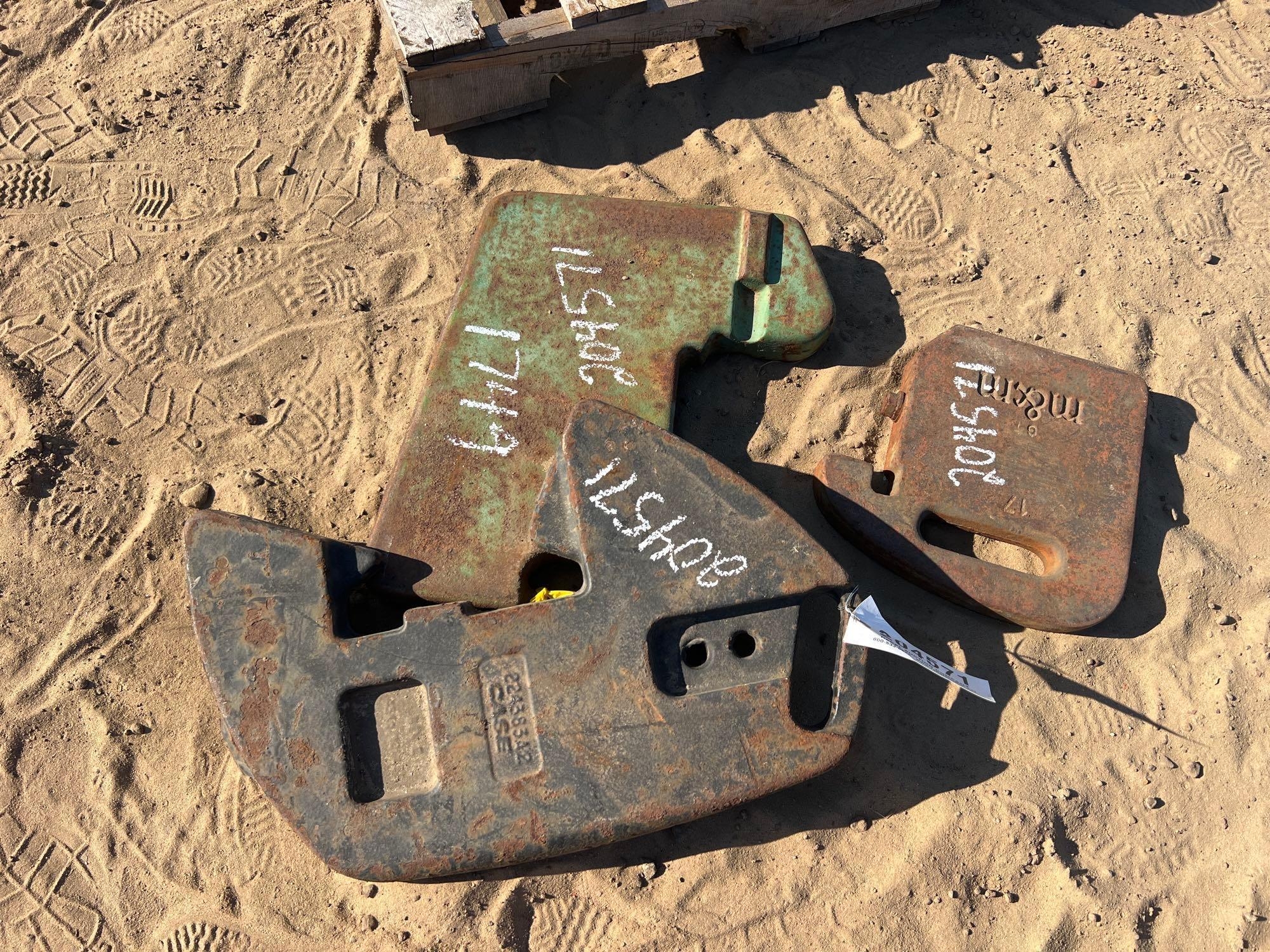 (2) MISC TRACTOR WEIGHTS (A57192)