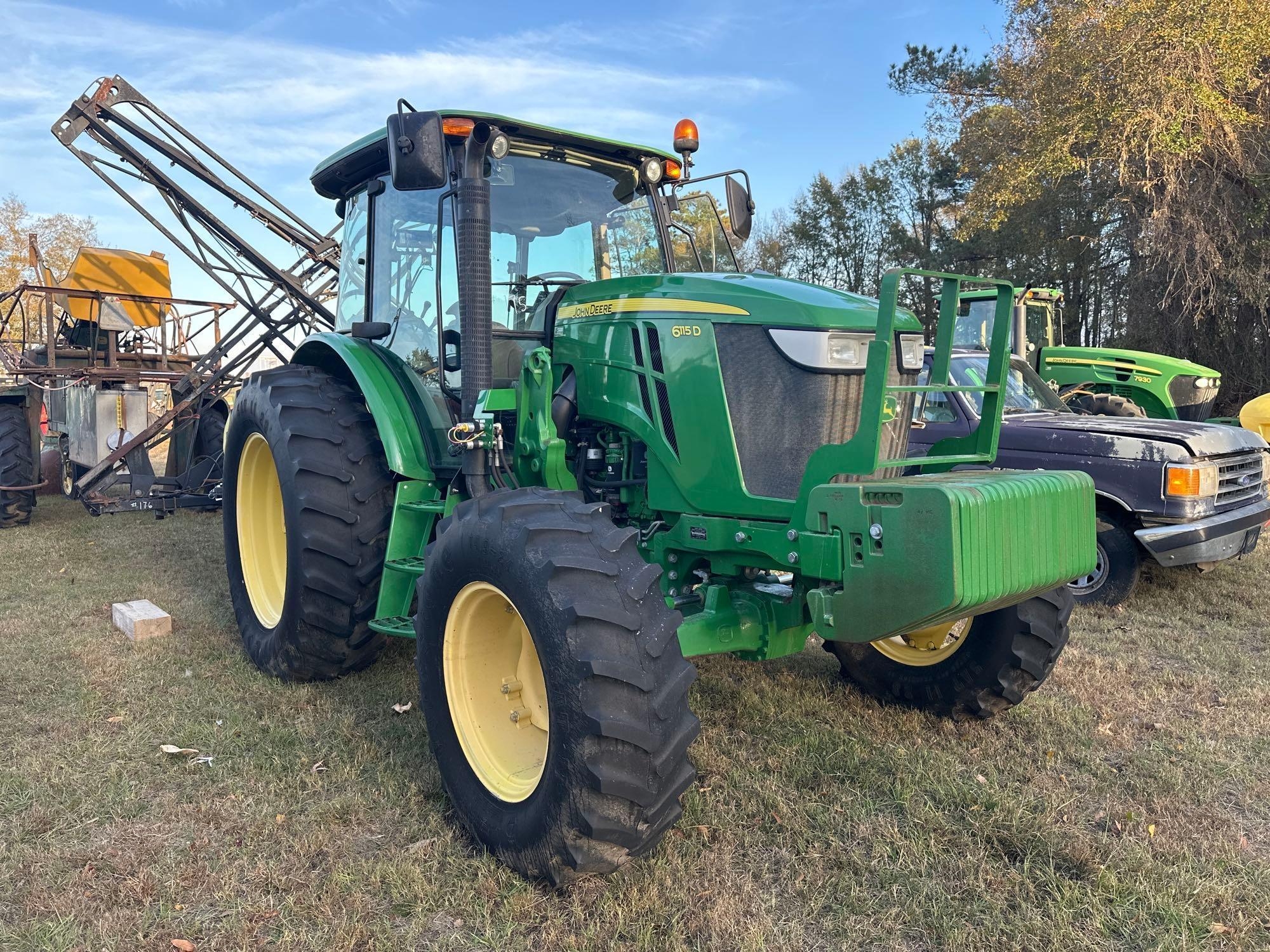 JOHN DEERE 6615D MFWD TRACTOR (A52708)